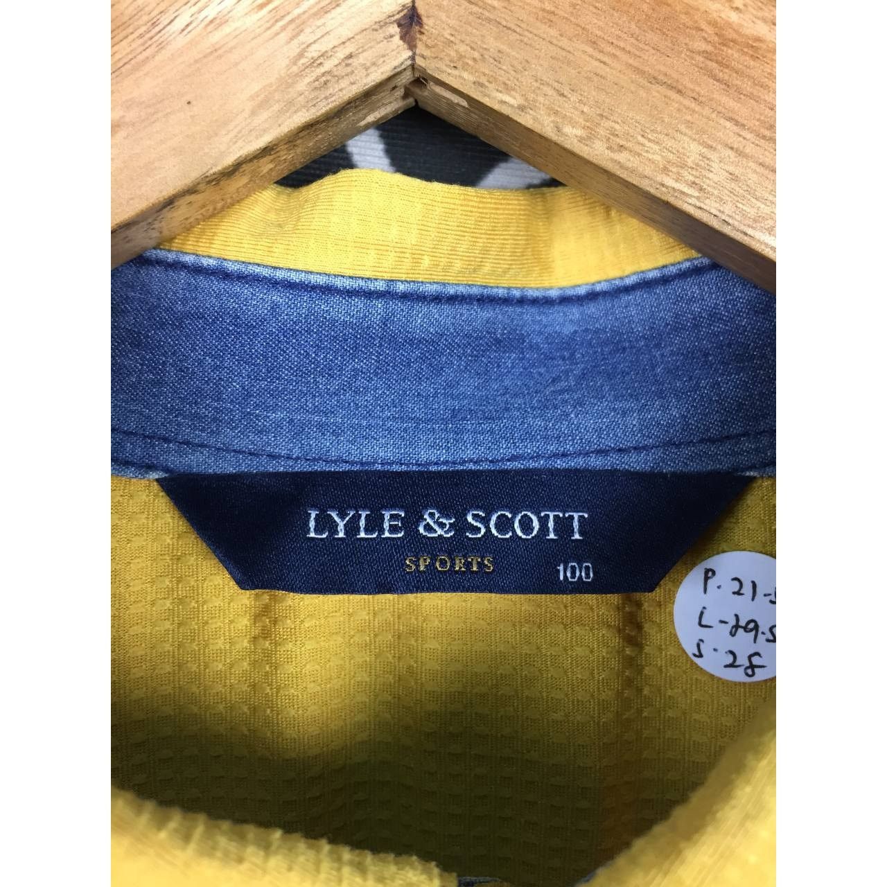 Lyle & Scott × Vintage Lyle & Scott Preppy British Sportswear Longsleeve Polo Tee Size US L / EU 52-54 / 3 - 10 Thumbnail