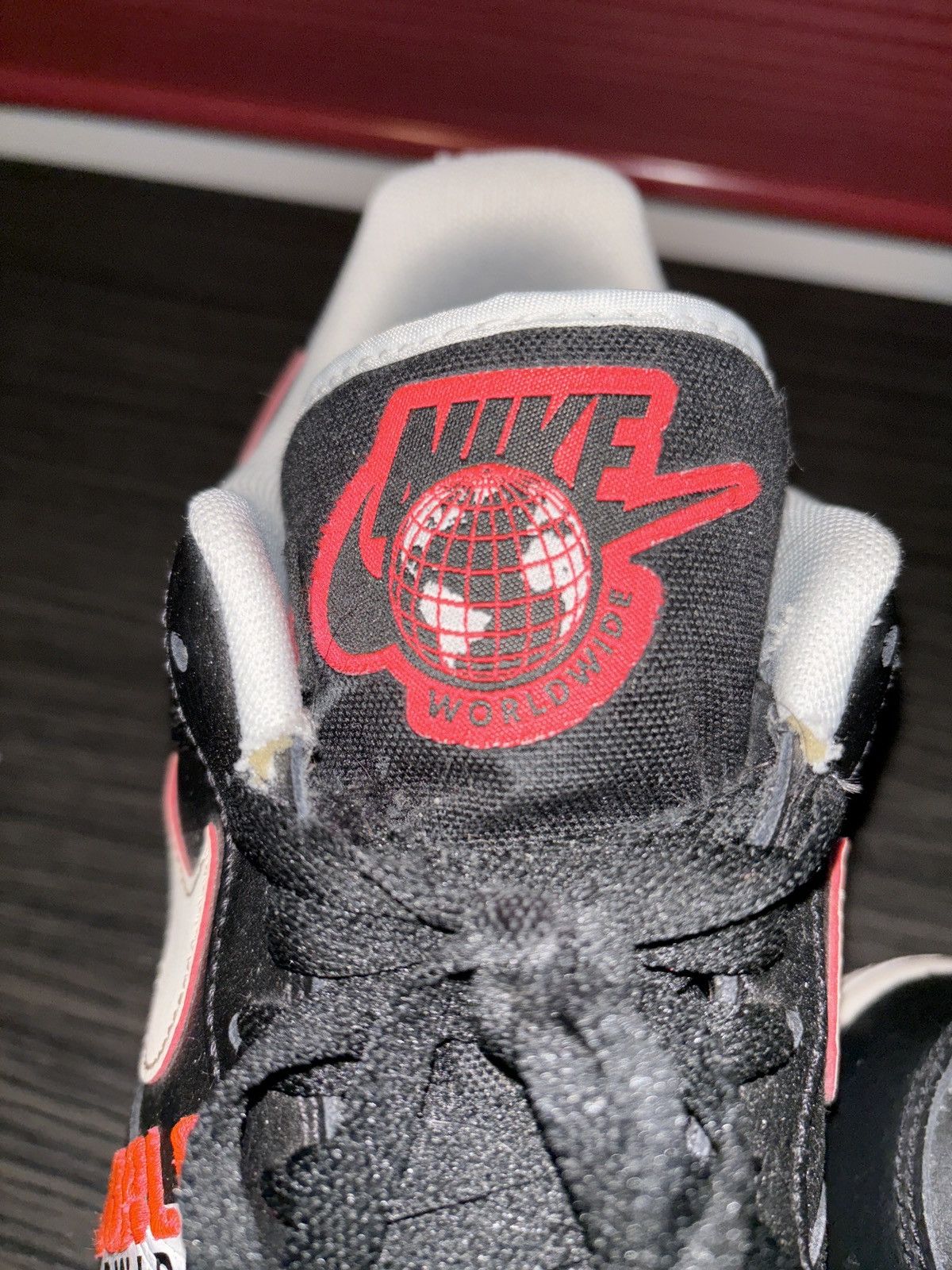 Nike × Vintage Nike Air Force 1 Low ‘Worldwide Pack - Black Crimson’ Size US 10 / EU 43 - 9 Thumbnail