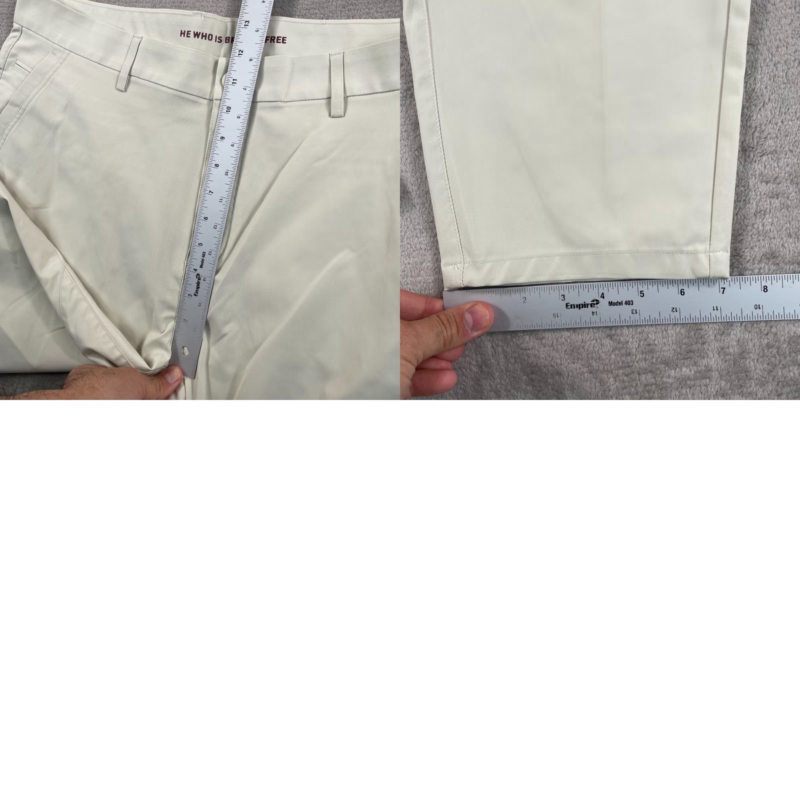 Vintage Marcus Pierce Renegade Pants Slim Men Birch Beige 38x27 5-Pocket Chino 27 Inseam XS? Size US 38 / EU 54 - 8 Thumbnail