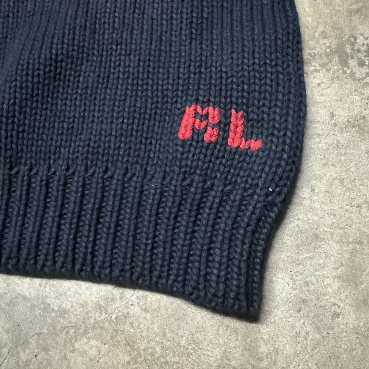 Polo Ralph Lauren × RRL Ralph Lauren × Ralph Lauren Vintage 2000’s Polo Ralph Lauren Sport 🇺🇸 Flag Knit Sweater Size US XS / EU 42 / 0 - 5 Thumbnail