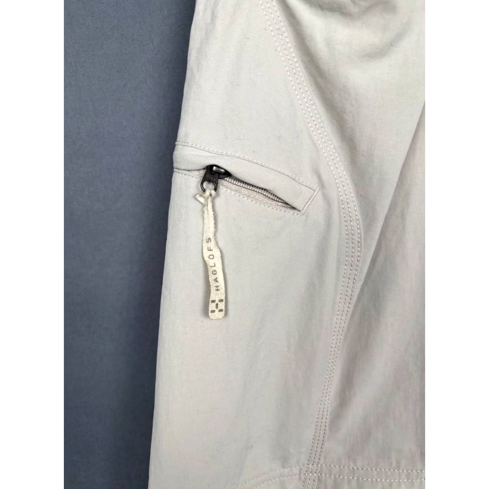 Isabel Marant Haglofs Womens Trekking Trousers XL Ivory Polyamide Straight Leg Fly Button Size Size 40" / US 18 - 7 Thumbnail