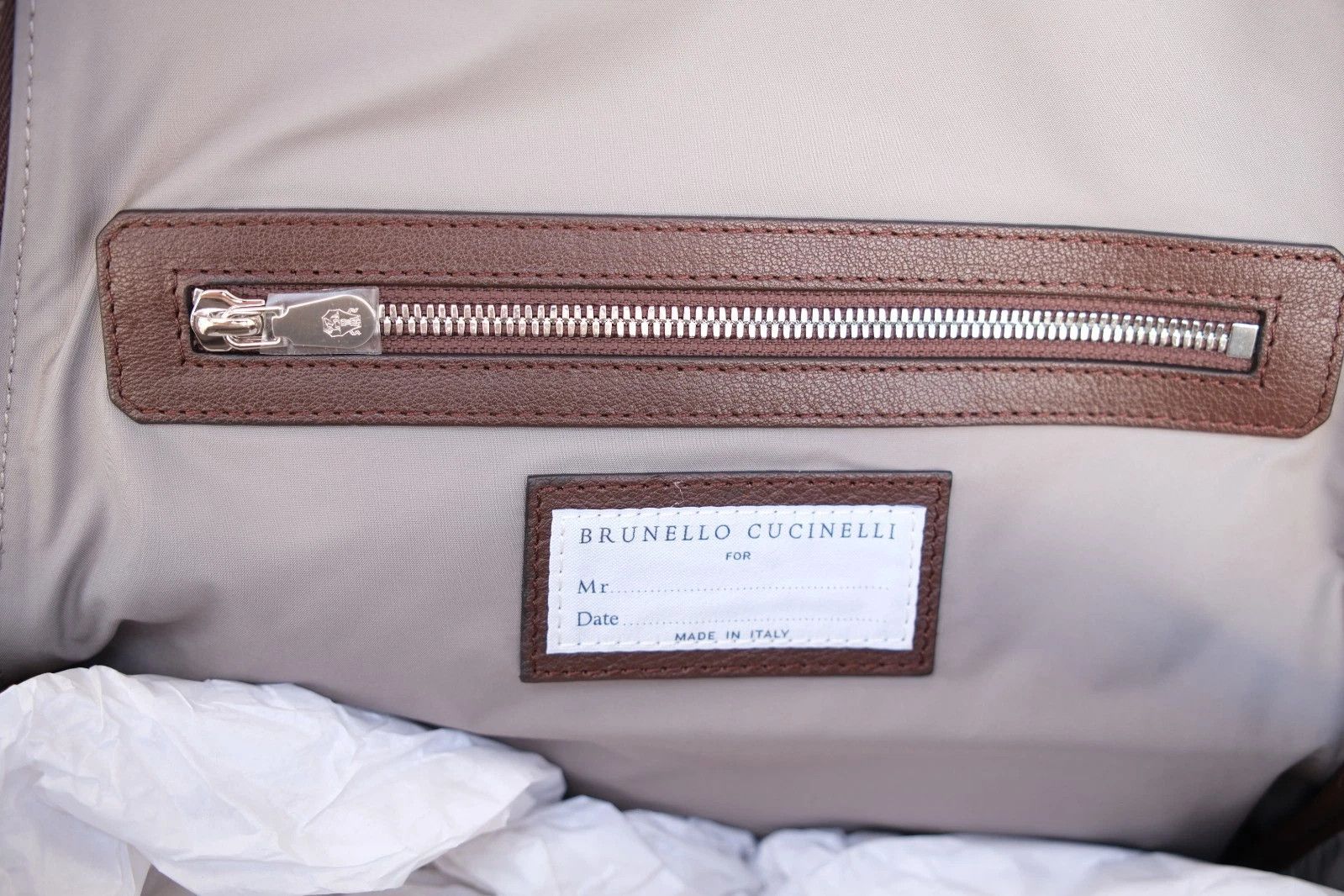 Brunello Cucinelli New Brunello Cucinelli Backpack Luggage Travel Weekender Size ONE SIZE - 7 Thumbnail