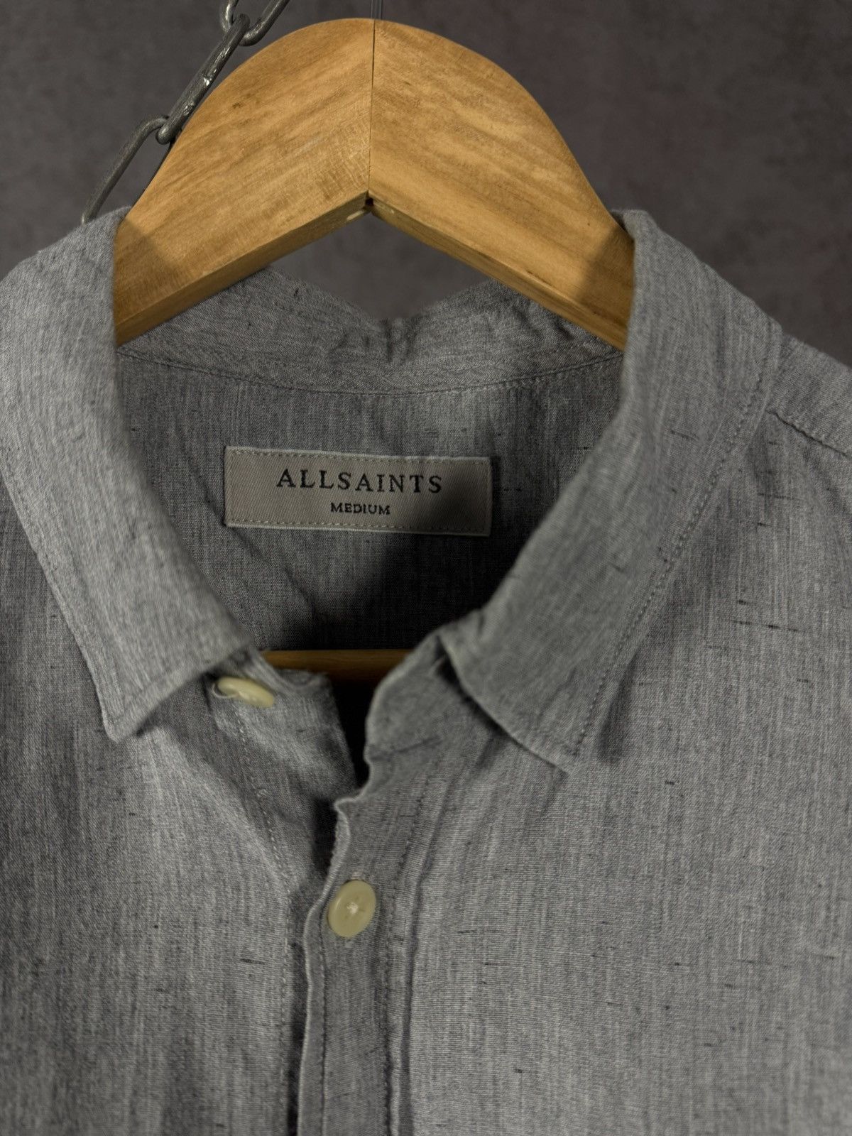 Allsaints Allsaints designer logo shirt Size US M / EU 48-50 / 2 - 4 Thumbnail