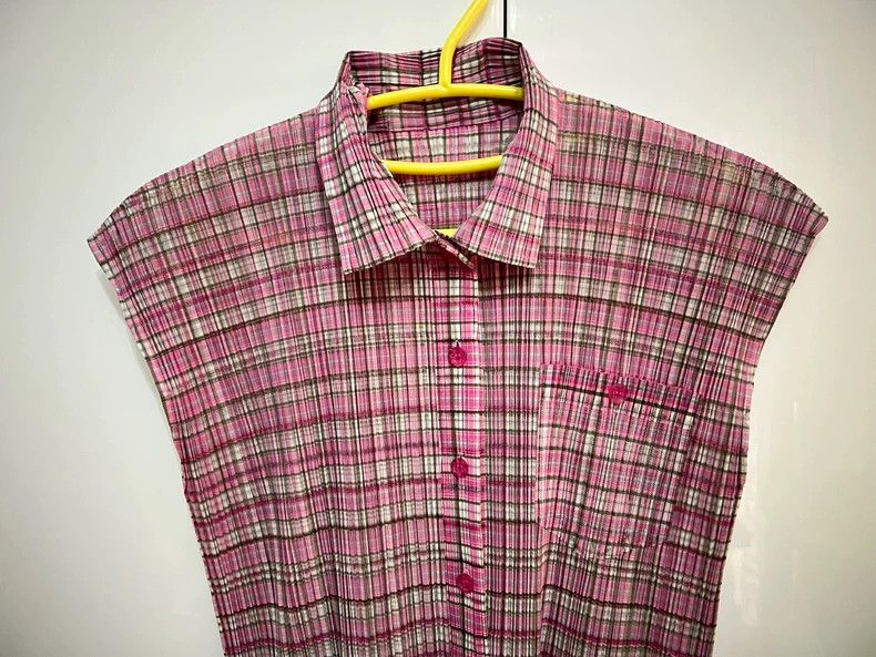 Issey Miyake Issey Miyake size:3 Pink bamboo joint dress Size XS / US 0-2 / IT 36-38 - 3 Thumbnail