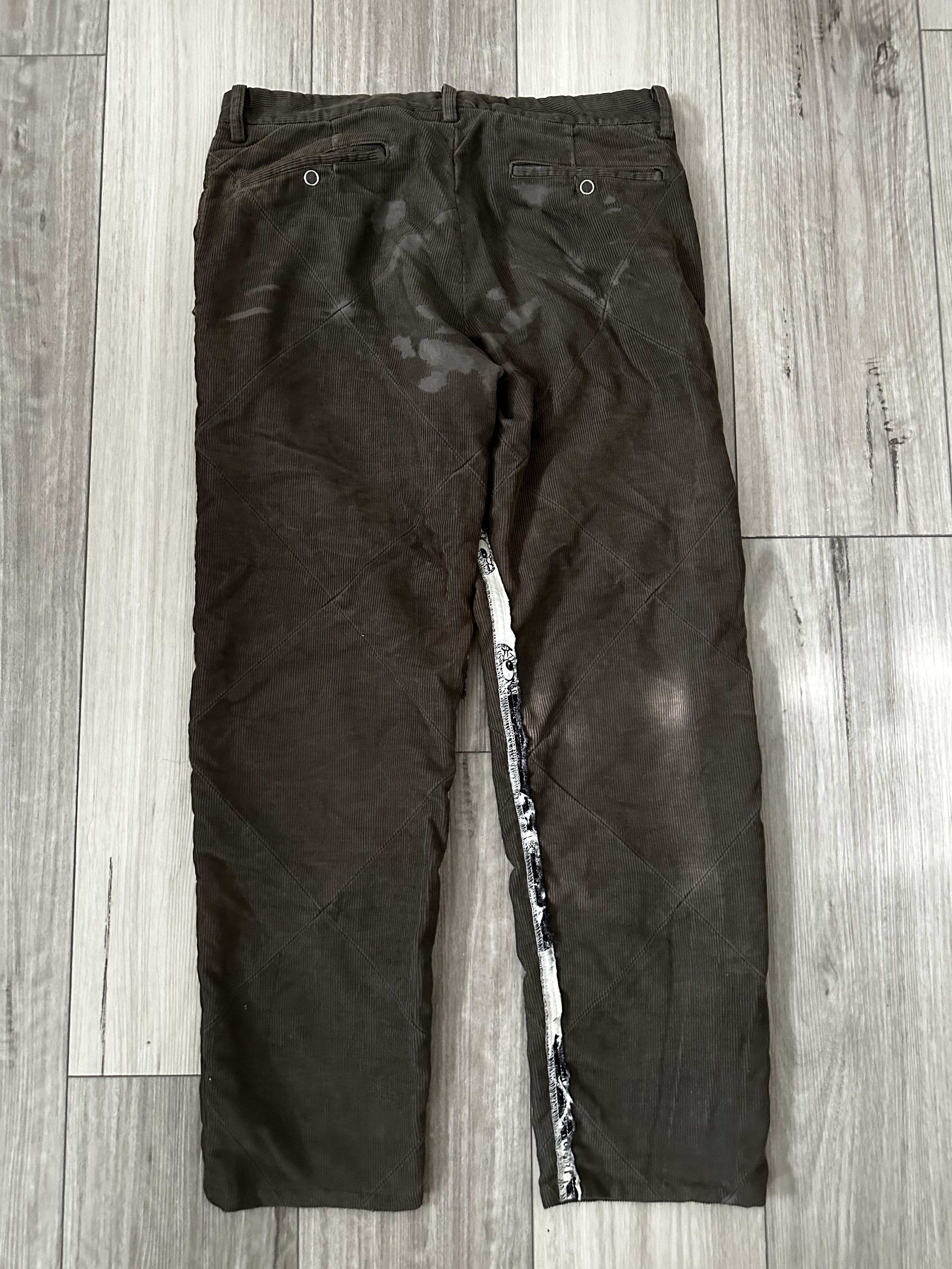 Undercover Undercover SS 2005 Distressed Corduroy Pants Size US 32 / EU 48 - 4 Thumbnail