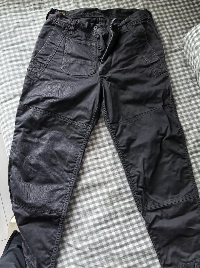Freewheelers FREEWHEELERS Old military pants, encrypted thin canvas, do Size US 30 / EU 46 - 2 Thumbnail