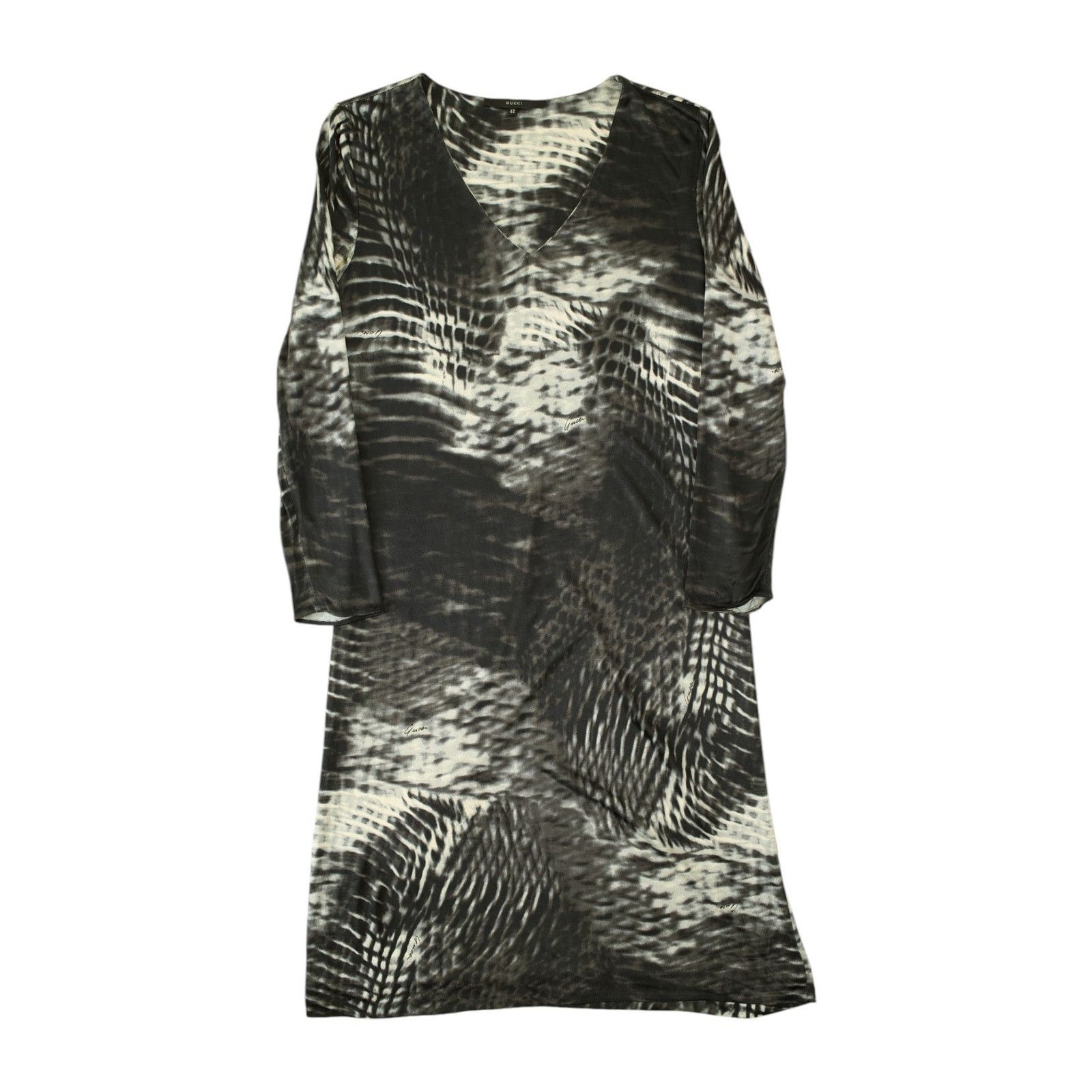 Gucci by Tom Ford S/S 2000 Viscose Tie Dye Dress Size M / US 6-8 / IT 42-44 - 1 Thumbnail
