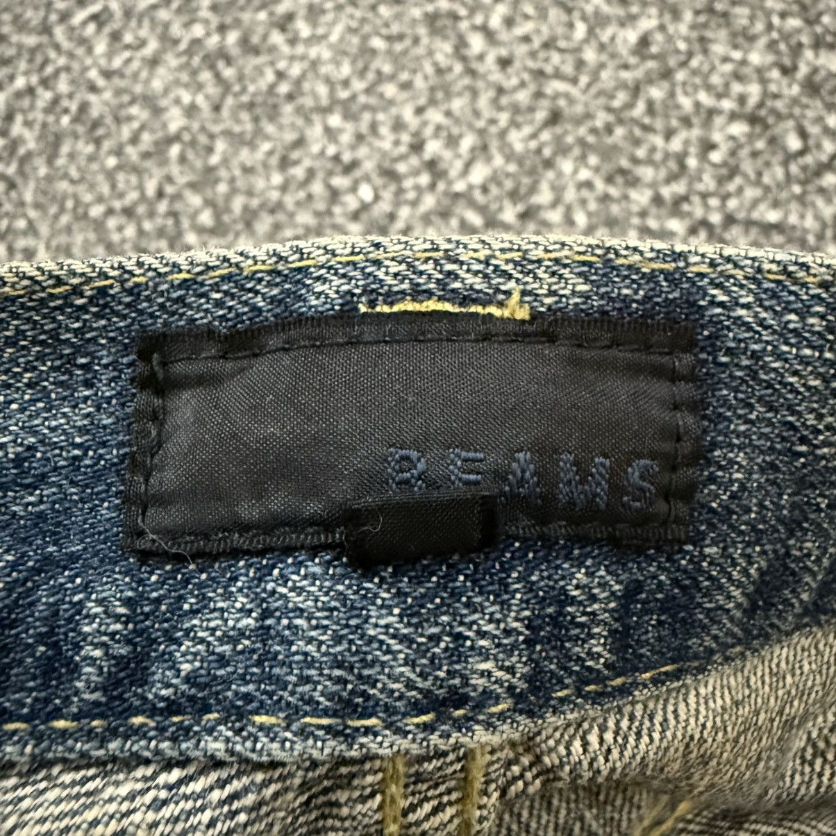 Beams Plus 🔥🇯🇵 Vintage 90s Japanese Distressed Beams Denim Size US 31 - 13 Thumbnail