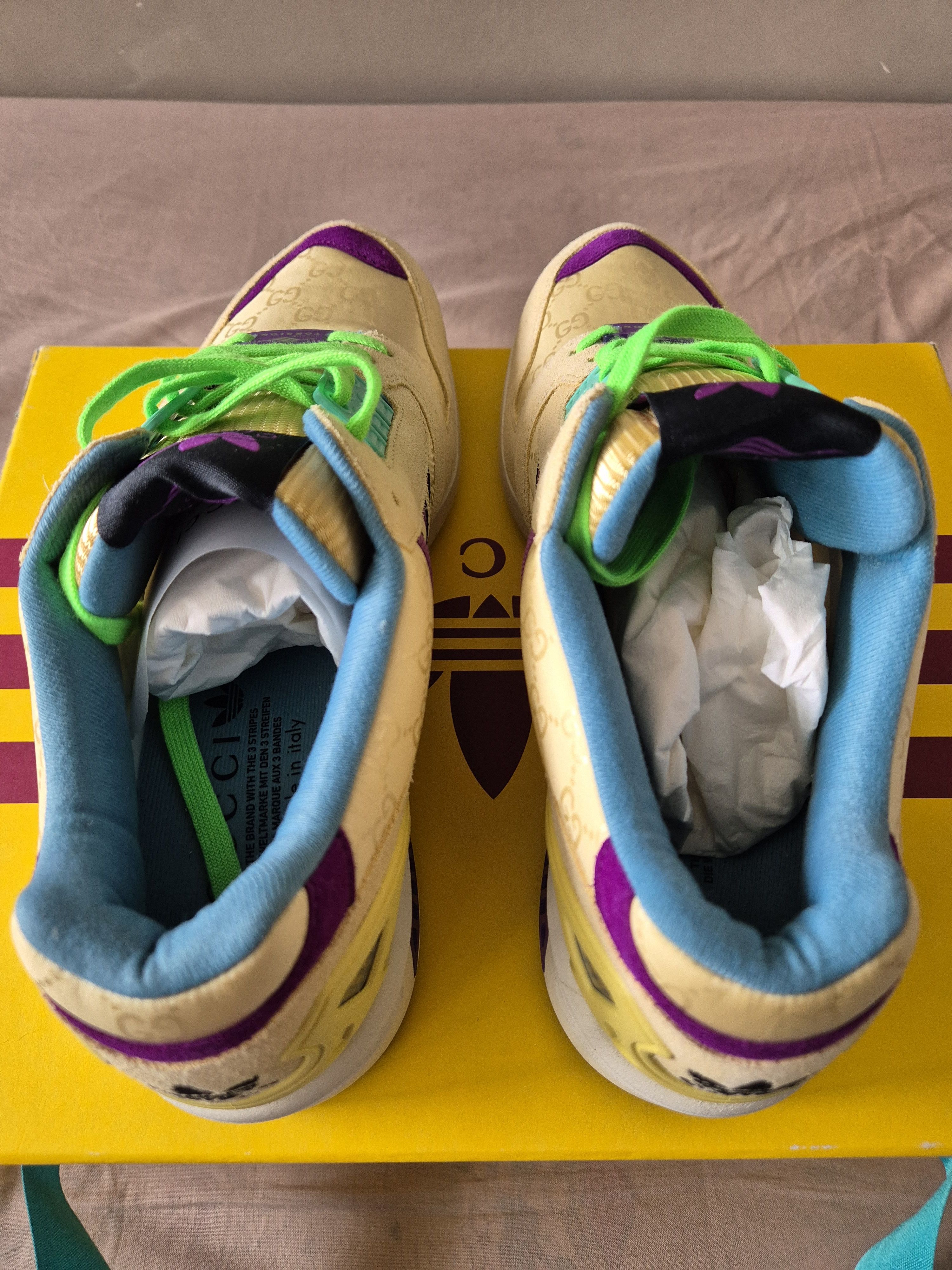 Adidas × Gucci adidas x Gucci ZX 8000 monogramme GG beige (Women's) Size US 10 / IT 40 - 16 Thumbnail