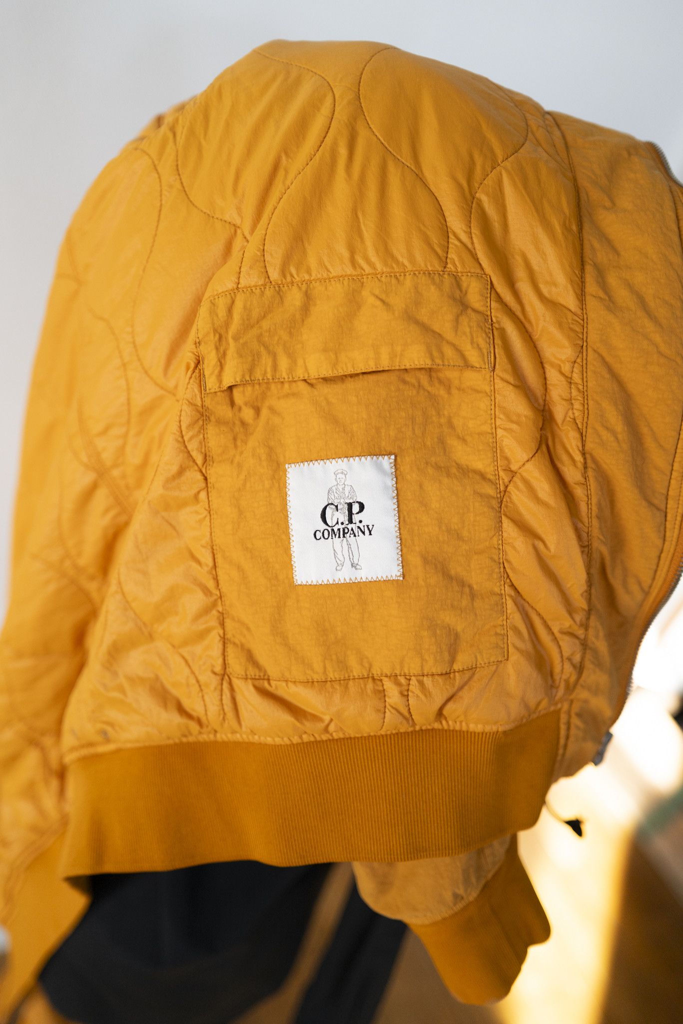 C.P. Company C.P. COMPANY QUILTED BOMBER ORANGE SZ L Size US L / EU 52-54 / 3 - 7 Thumbnail