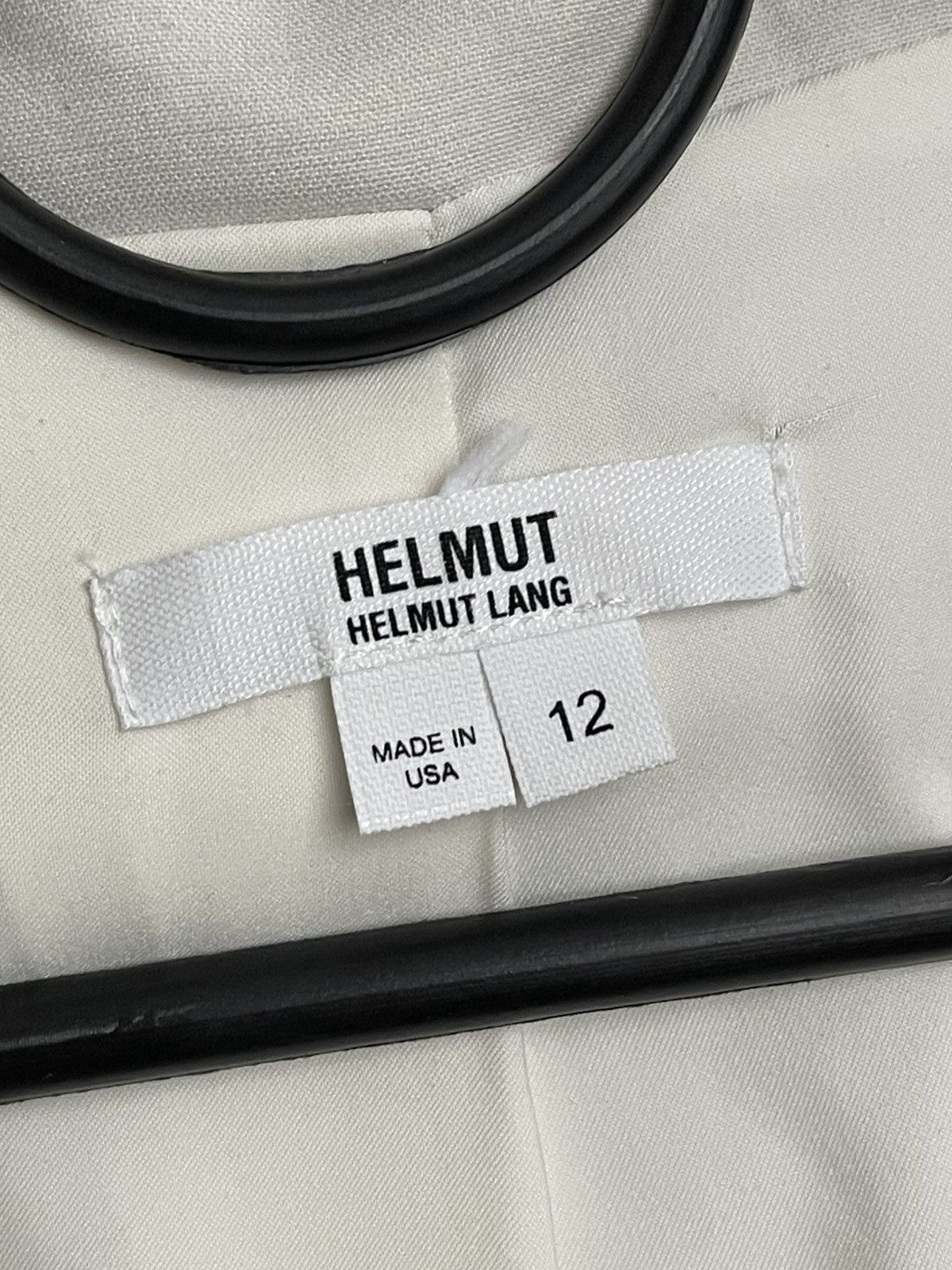Helmut Lang Helmut Lang Ivory Women Coat Blazer USA Size XL / US 12-14 / IT 48-50 - 9 Thumbnail