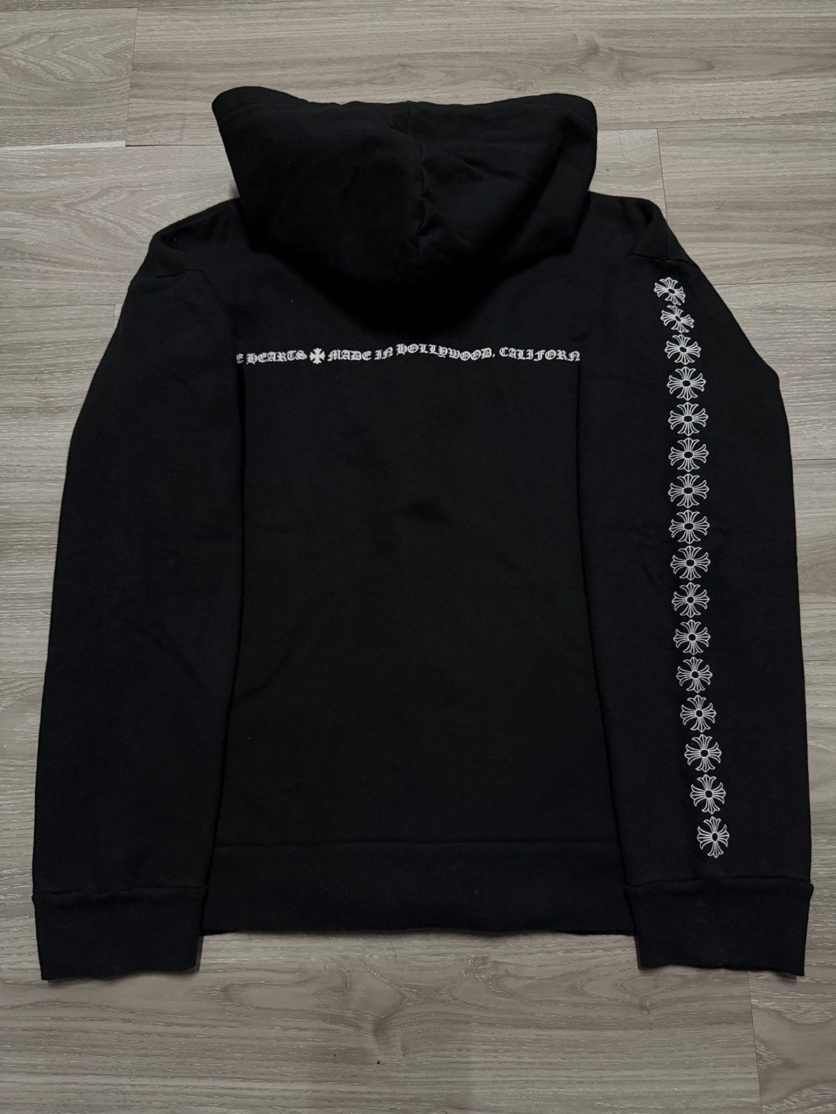 Chrome Hearts LIKE NEW - HOLLYWOOD CROSS PLUS CHROME HEARTS ZIP UP HOODIE Size US M / EU 48-50 / 2 - 1 Thumbnail