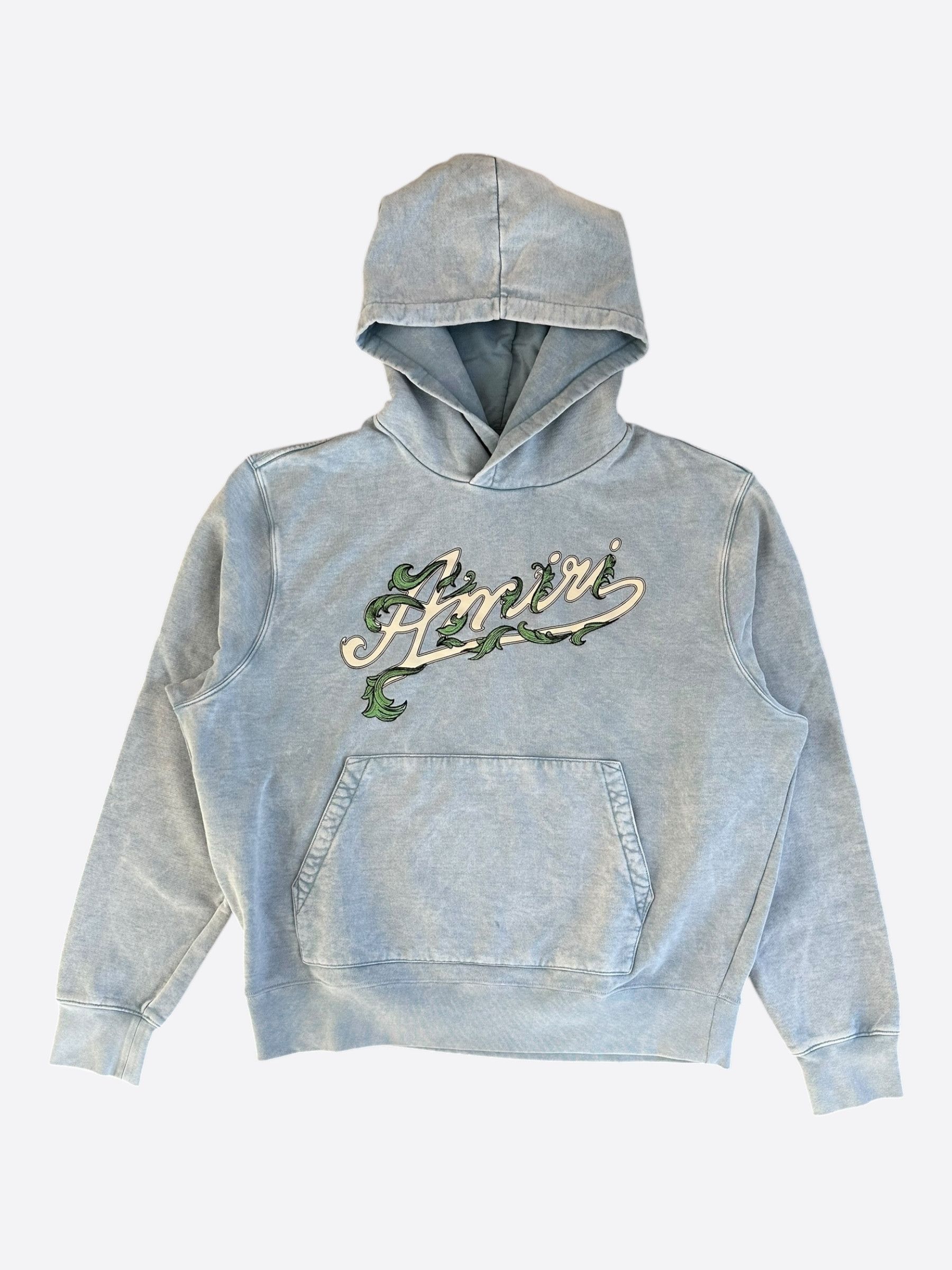 Amiri Amiri Blue Filigree Hoodie | Grailed