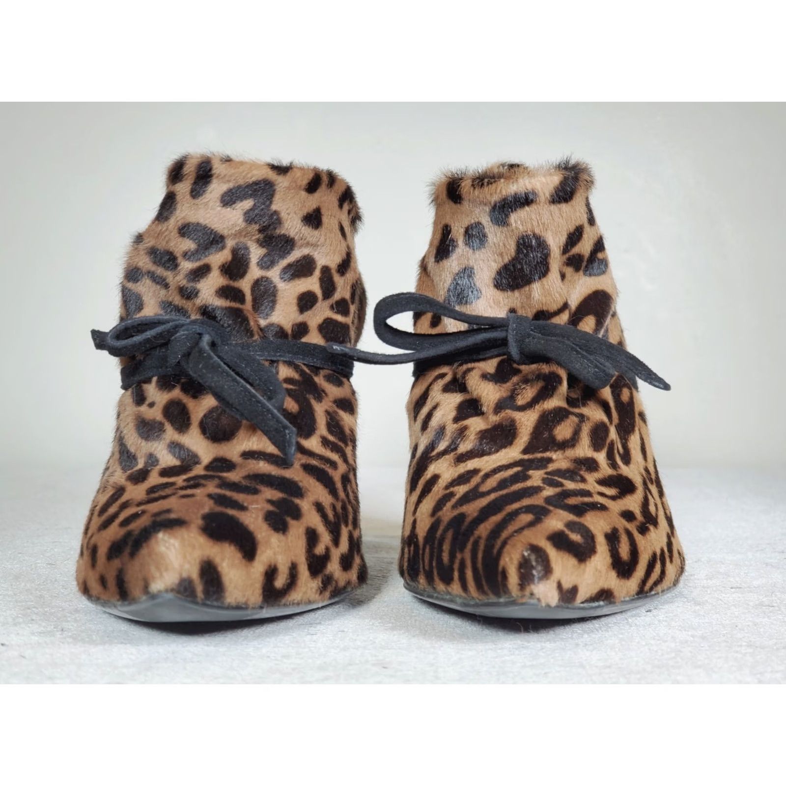 Stuart Weitzman Stuart Weitzman Aok Booties Leopard Serval Hair Suede Heel Women's US 7.5 M Boots Leopard Hair Suede Heel Women 7.5 M Size US 8 / IT 38 - 7 Thumbnail