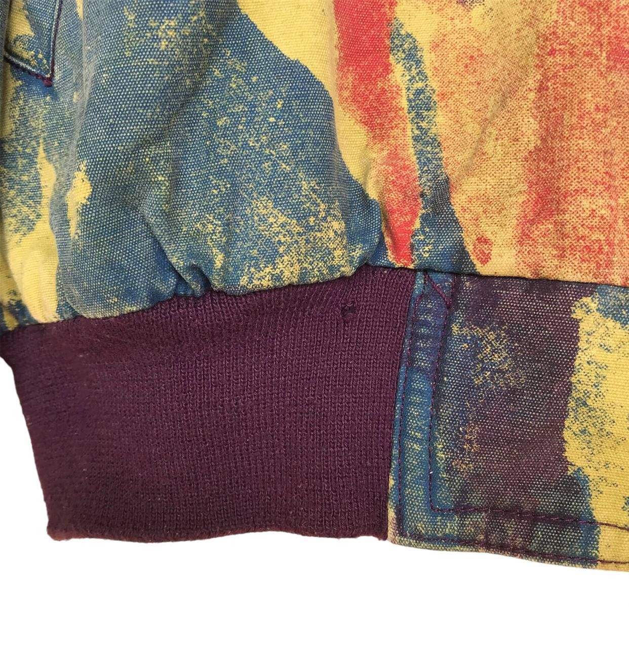 Cross Colours × Nigel Cabourn × Vintage Vintage Cross colour Pyramax art paint bomber canvas jacket Size US M / EU 48-50 / 2 - 8 Thumbnail