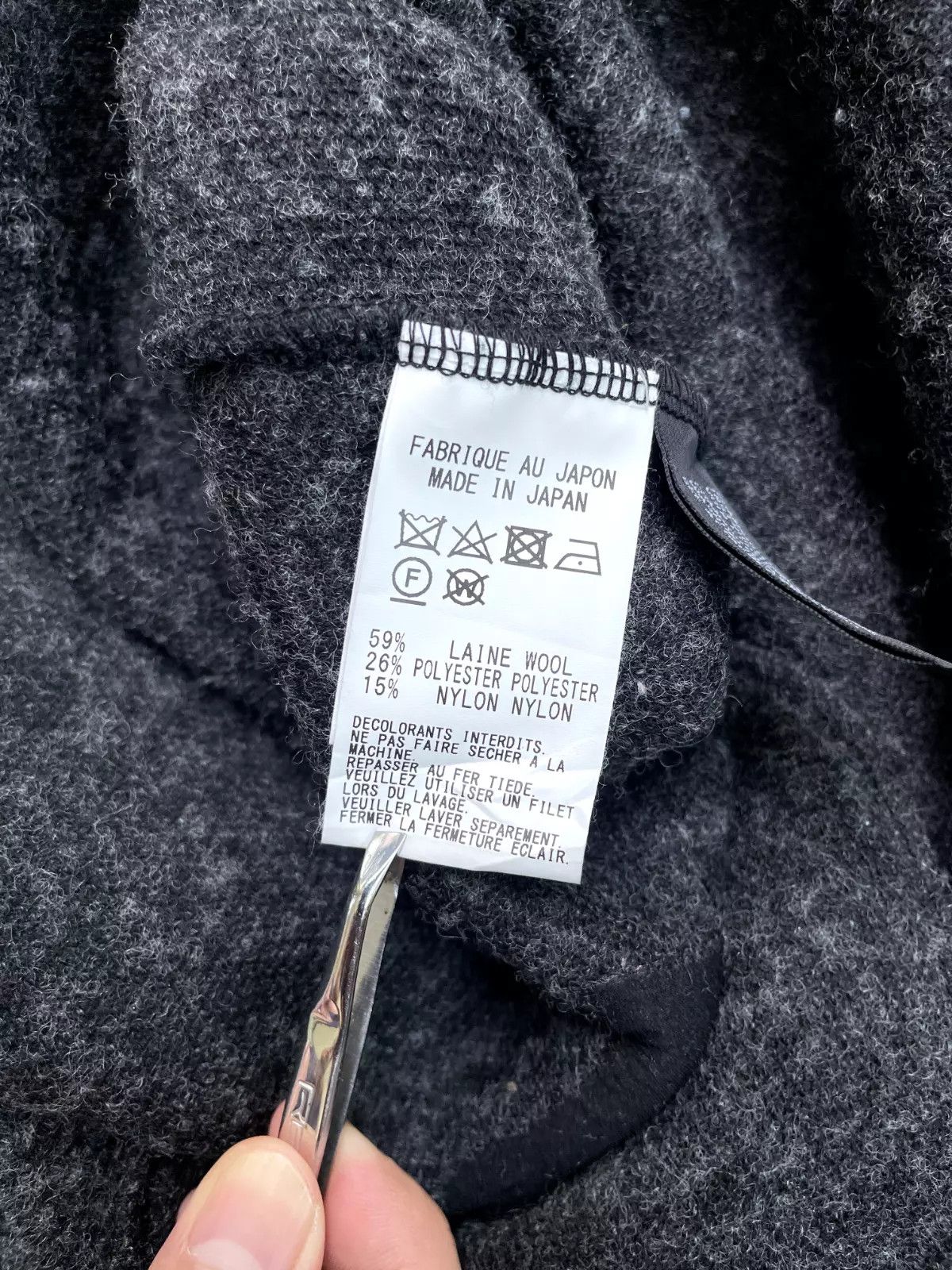 Limi Feu/ Yohji Yamamoto Wool Coat