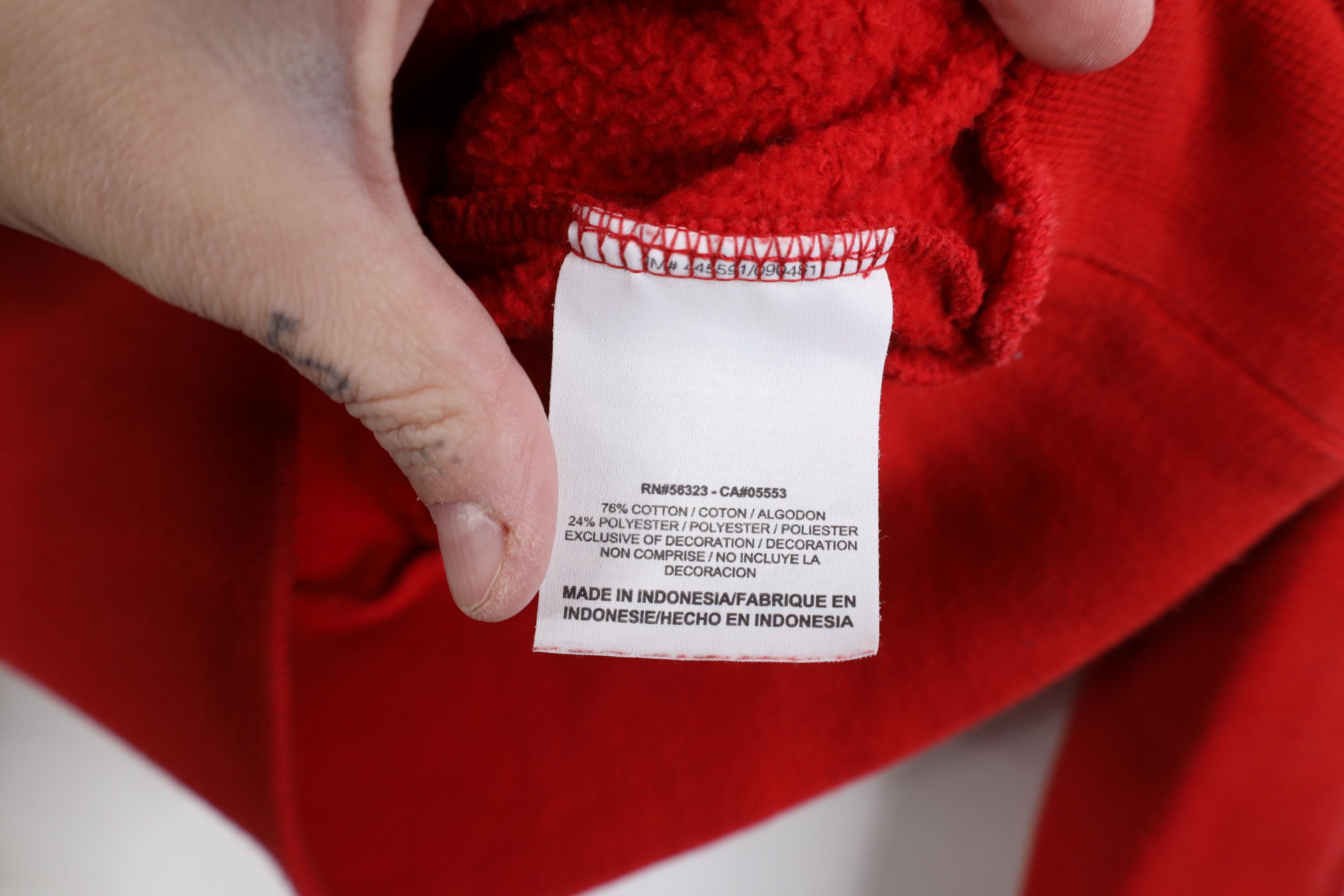 Nike Vintage Y2K Nike Scott Mini Swoosh Half Zip Sweatshirt Red Size M / US 6-8 / IT 42-44 - 11 Thumbnail
