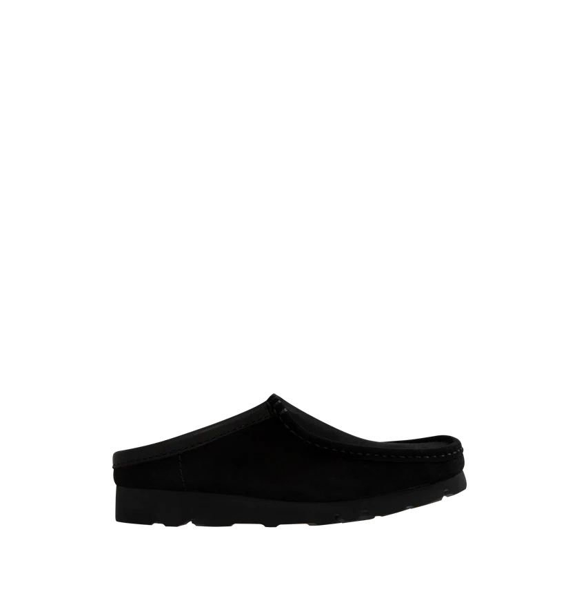 o1h1sh10525 Wallabee Slip Shoes in Black