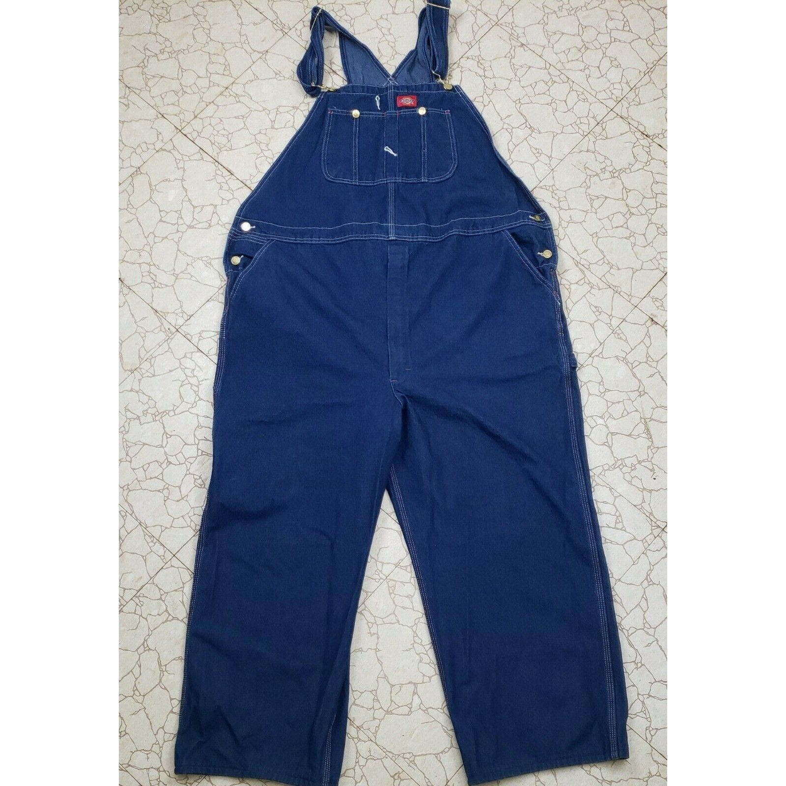 Dickies Dickies Denim Overalls Mens 46 x 27 Custom Baggy Blue Jeans Size US 44 / EU 60 - 5 Thumbnail