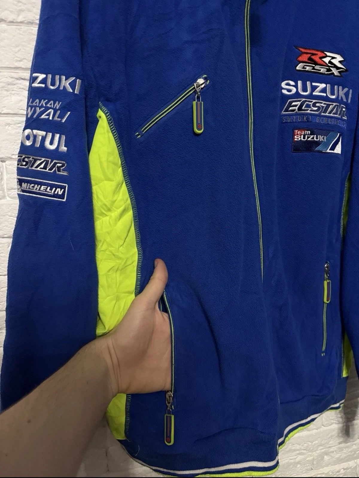 Other Vintage Suzuki Ecstar MotoGP Racing Fleece Jacket Sz M Size US M / EU 48-50 / 2 - 6 Thumbnail
