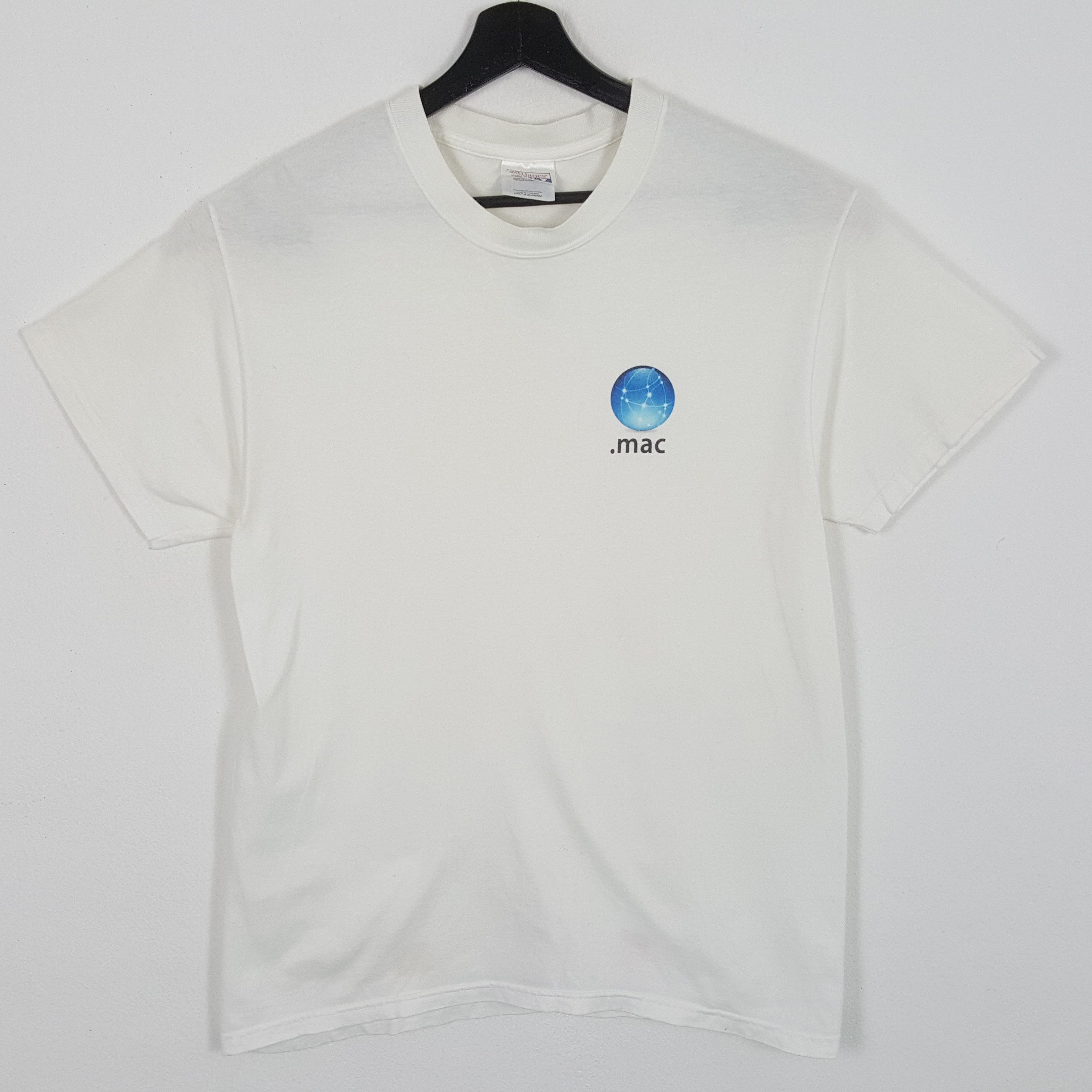 image of Apple Mac Promo Style Vintage Tshirt in White, Men's (Size Medium)