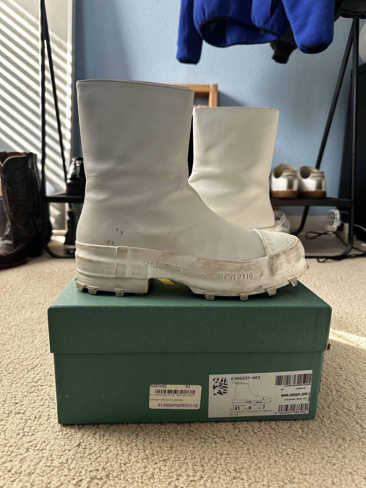 CAMPERLAB Off-White Traktori Boots