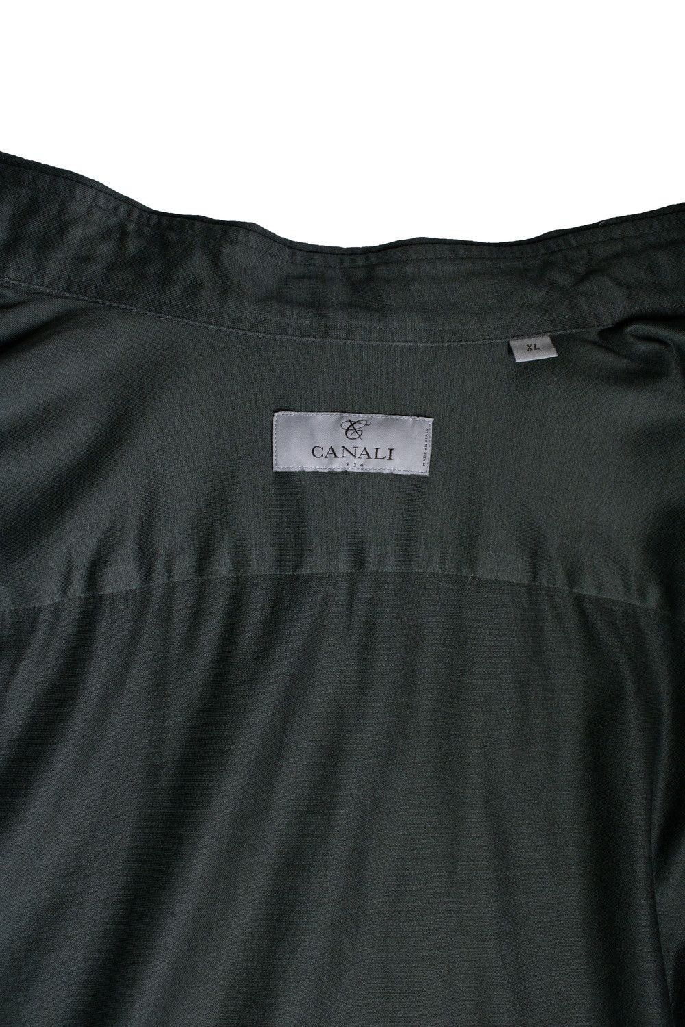 Canali Canali, Green shirt Size US XL / EU 56 / 4 - 6 Thumbnail