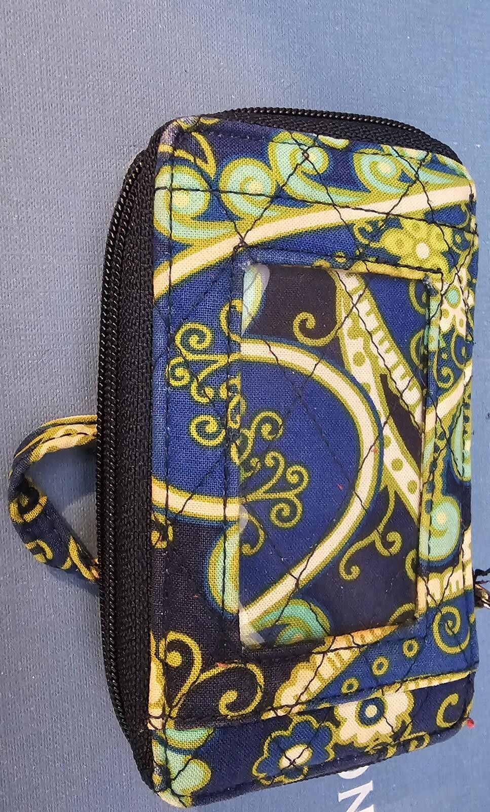 Other Vera Bradley Wallet Blue & Green Womens Paisley Size ONE SIZE - 4 Thumbnail