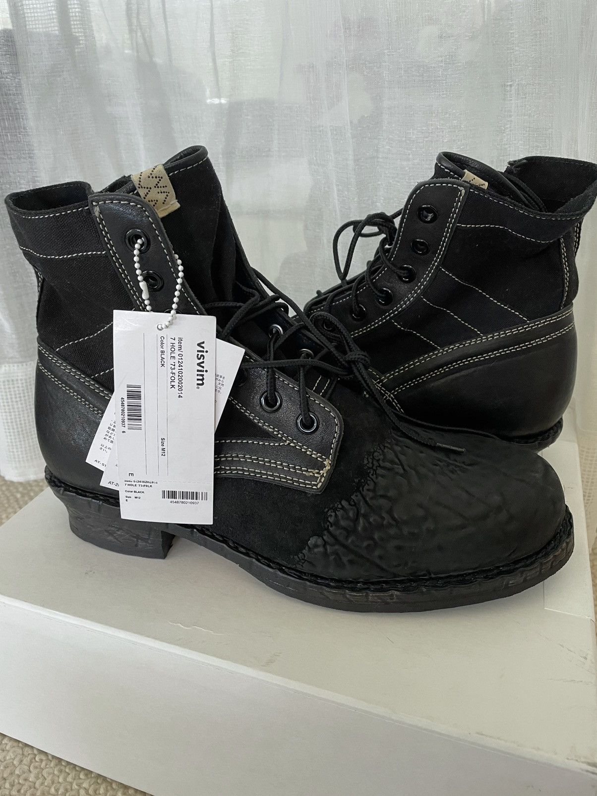 Visvim Visvim 7 holes ‘73 boots black - 12 Size US 12 / EU 45 - 1 Thumbnail