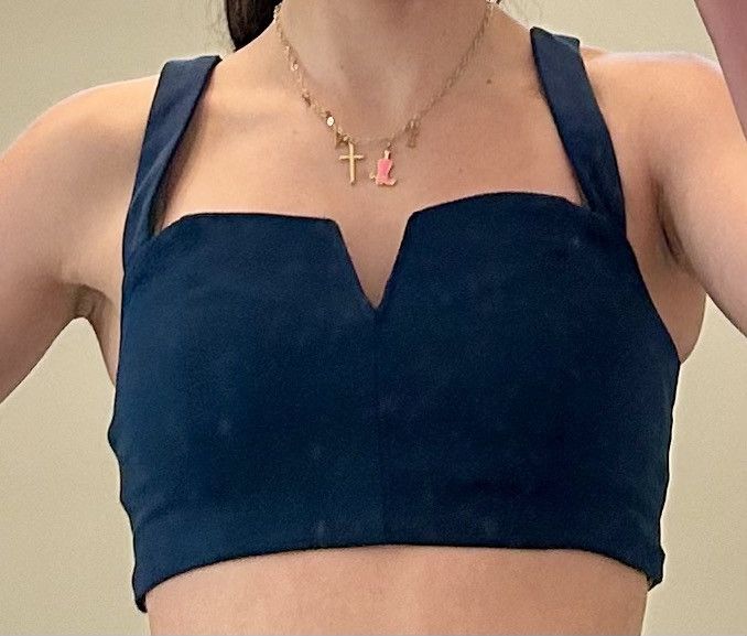 Cider cider blue cropped tank Size XS / US 0-2 / IT 36-38 - 1 Thumbnail