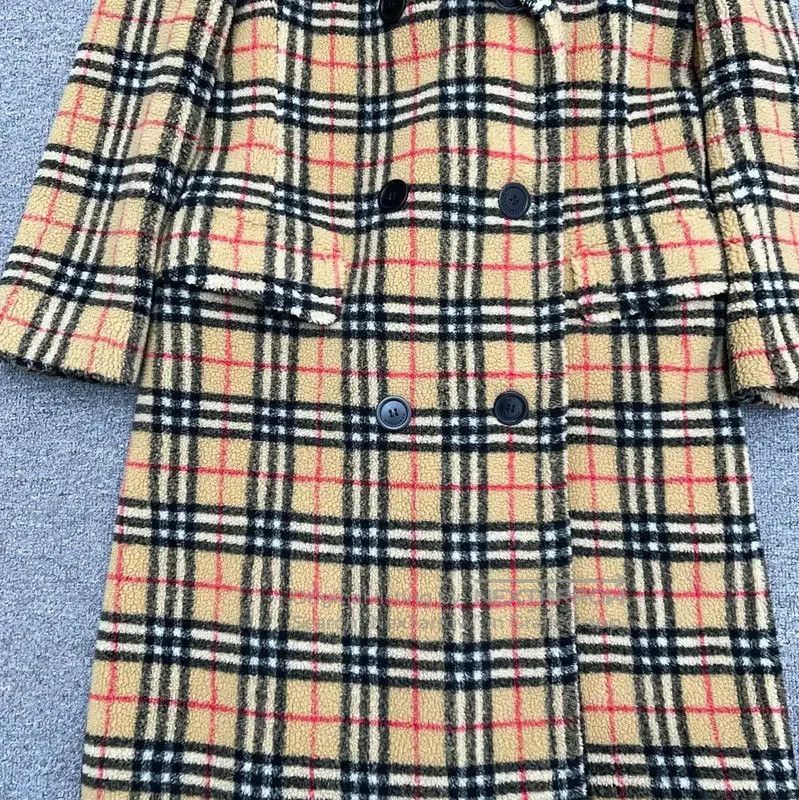 Burberry Burberry Women's Color Block Long Wool Coat. Size S / US 4 / IT 40 - 5 Thumbnail