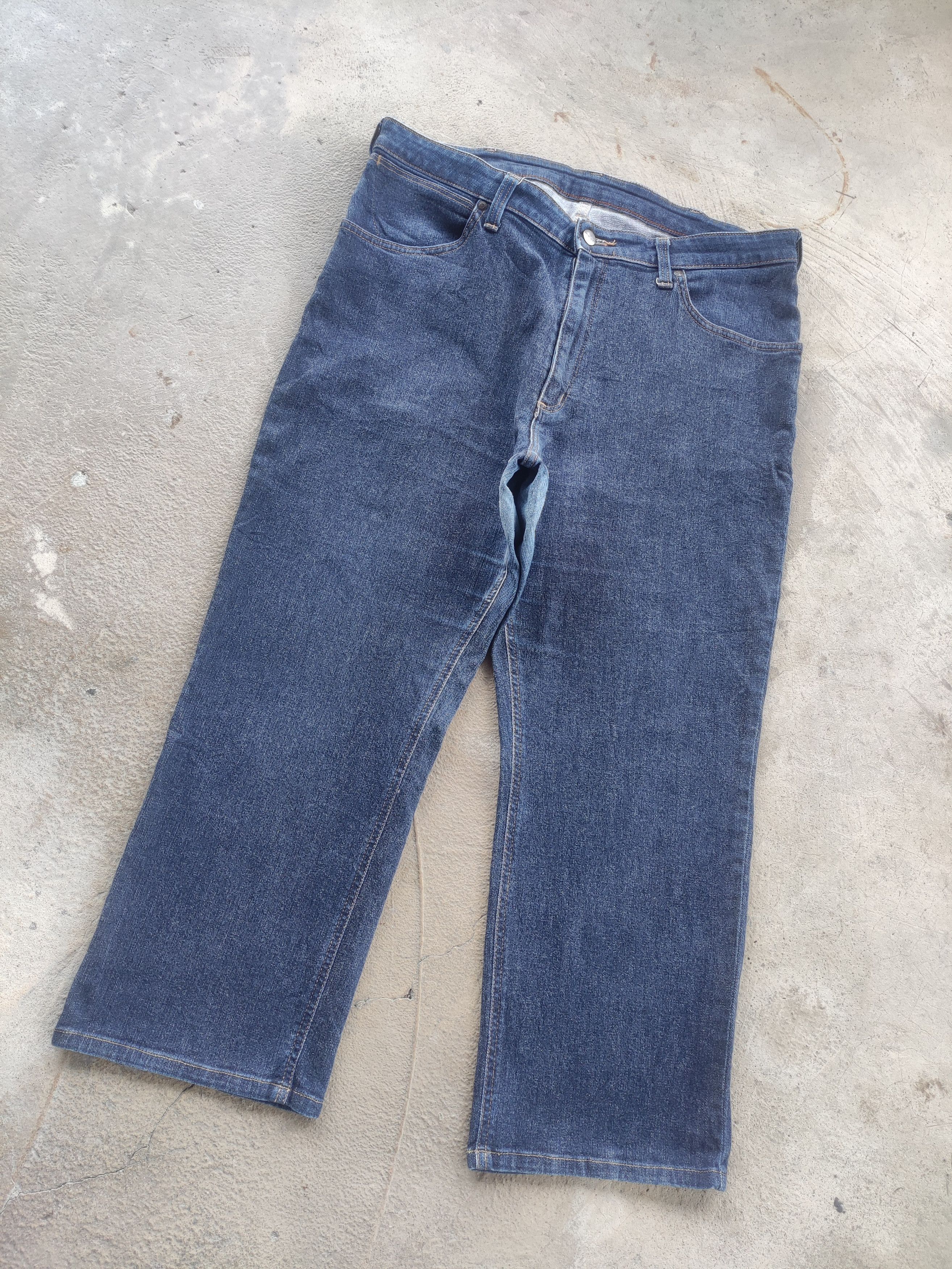 Wrangler Vintage Wrangler Jean Distressed Faded Denim Size US 36 / EU 52 - 2 Thumbnail