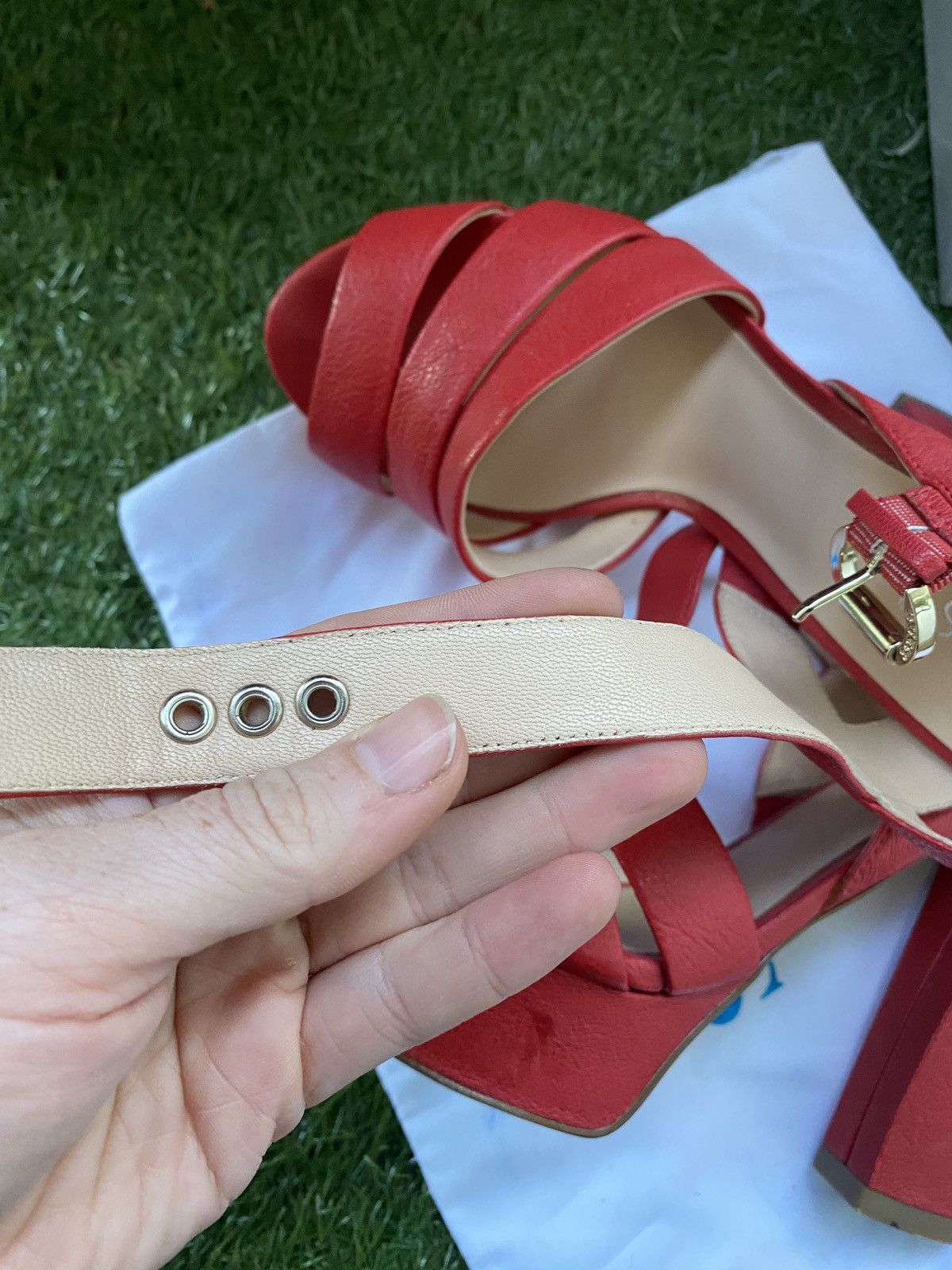 Guess Leather heels in size 39 eu Size US 9 / IT 39 - 4 Thumbnail