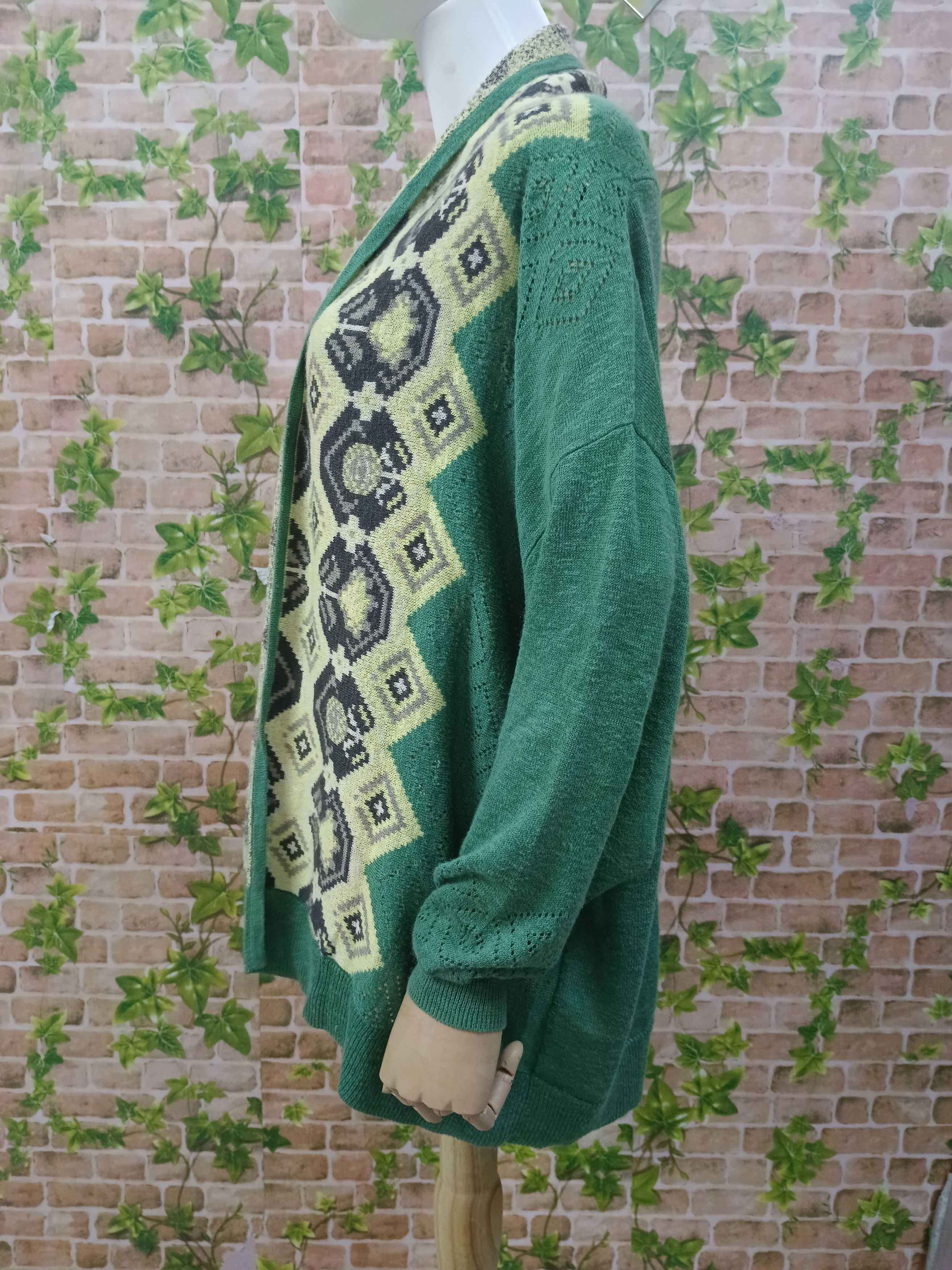 Ne-Net ISSEY MIYAKE NE-NET NAVAJO NOTIVE CARDIGAN(SIZE2) Size M / US 6-8 / IT 42-44 - 3 Thumbnail