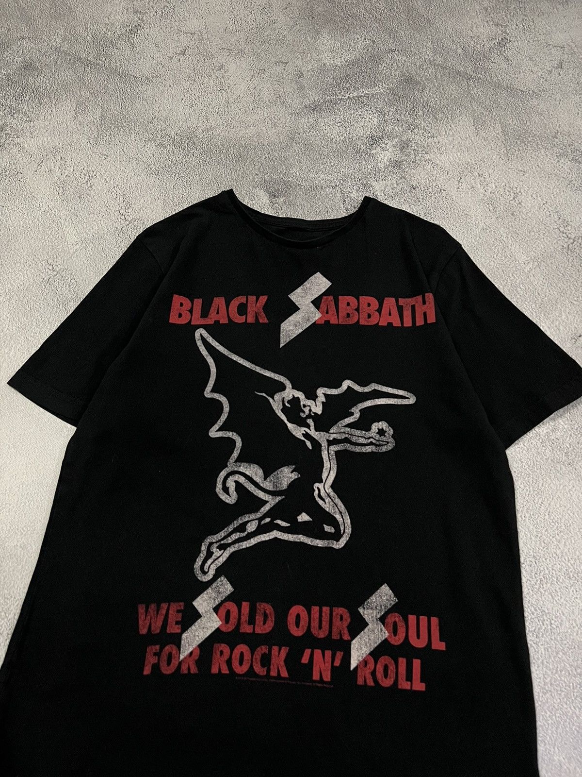 Band Tees × Black Sabbath × Vintage Black Sabbath We sold our soul T-shirt 2012 Y2K Size US M / EU 48-50 / 2 - 4 Thumbnail
