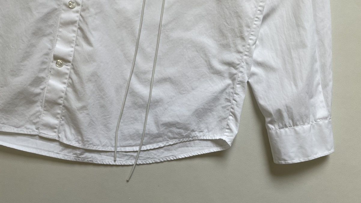Simone Rocha White Cotton ‘3D Rosette Rose’ Shirt Size US L / EU 52-54 / 3 - 11 Thumbnail