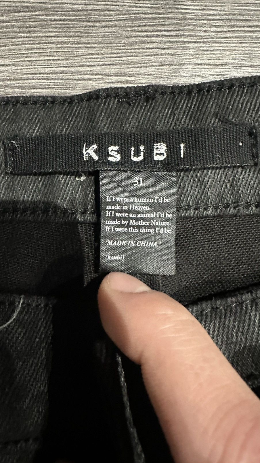 Ksubi Ksubi Operator Pant - Black Grease Size US 31 - 5 Thumbnail