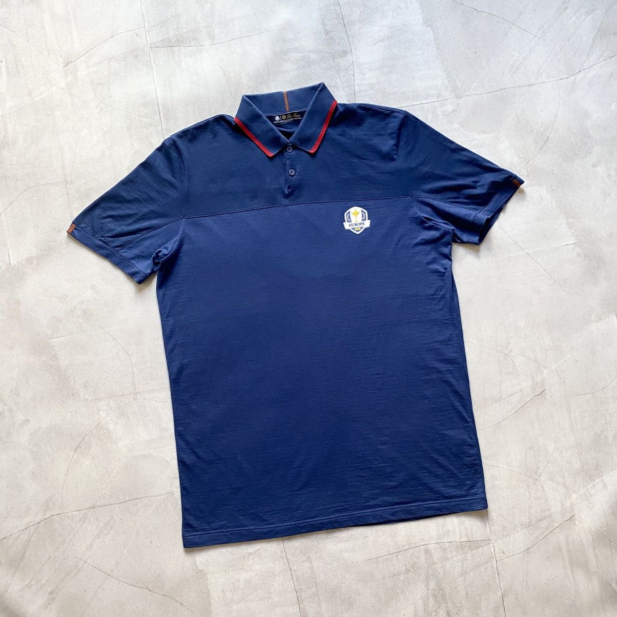 Rare Loro Piana European Team 2018 Ruder Cup Polo T-Shirt