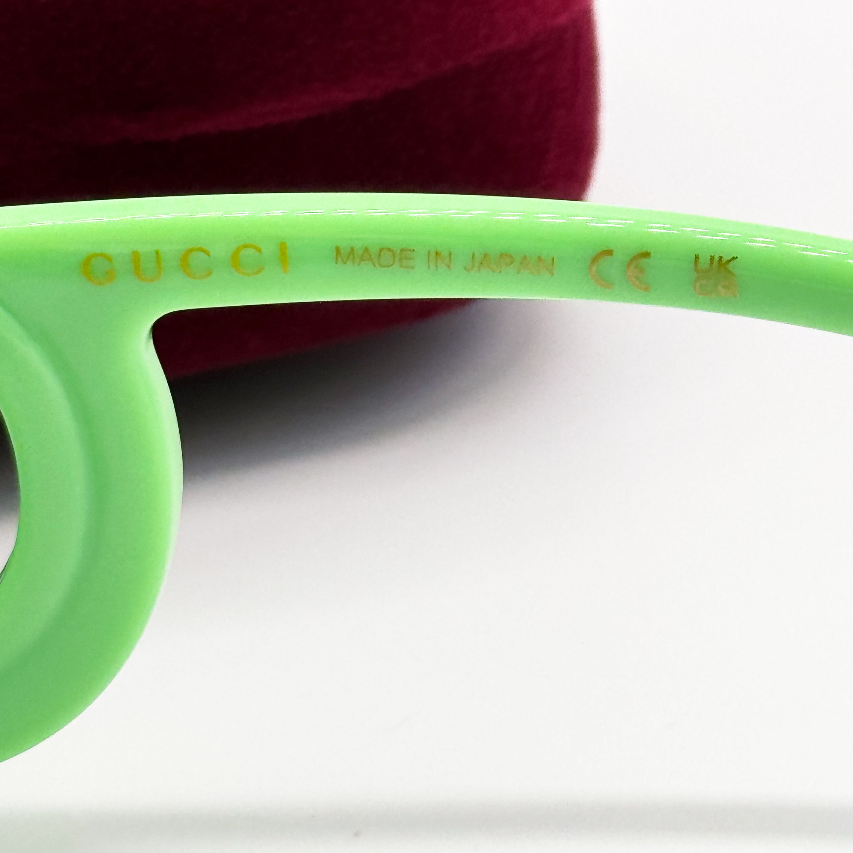 Gucci NEW GUCCI GG1325S 004 WOMEN GREEN SUNGLASSES Size ONE SIZE - 8 Thumbnail
