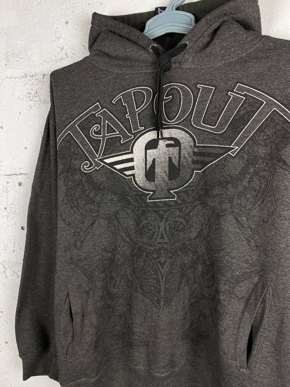 Tapout Vintage TapOut Y2K Grunt Grunge Tap Out Hoodie Sweat Size US XL / EU 56 / 4 - 3 Thumbnail
