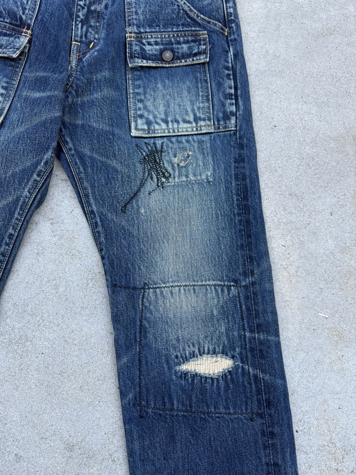 Kapital Kountry Kapital sashiko bush denim Size US 32 / EU 48 - 3 Thumbnail