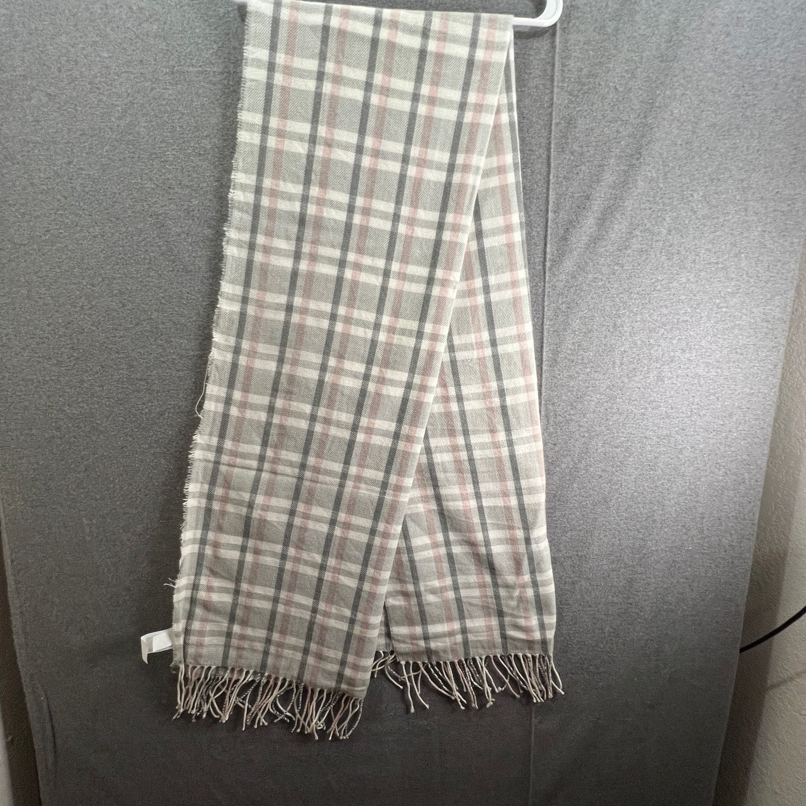 Banana Republic Banana Republic 100% ACRYLIC Women's Plaid Size ONE SIZE - 2 Thumbnail