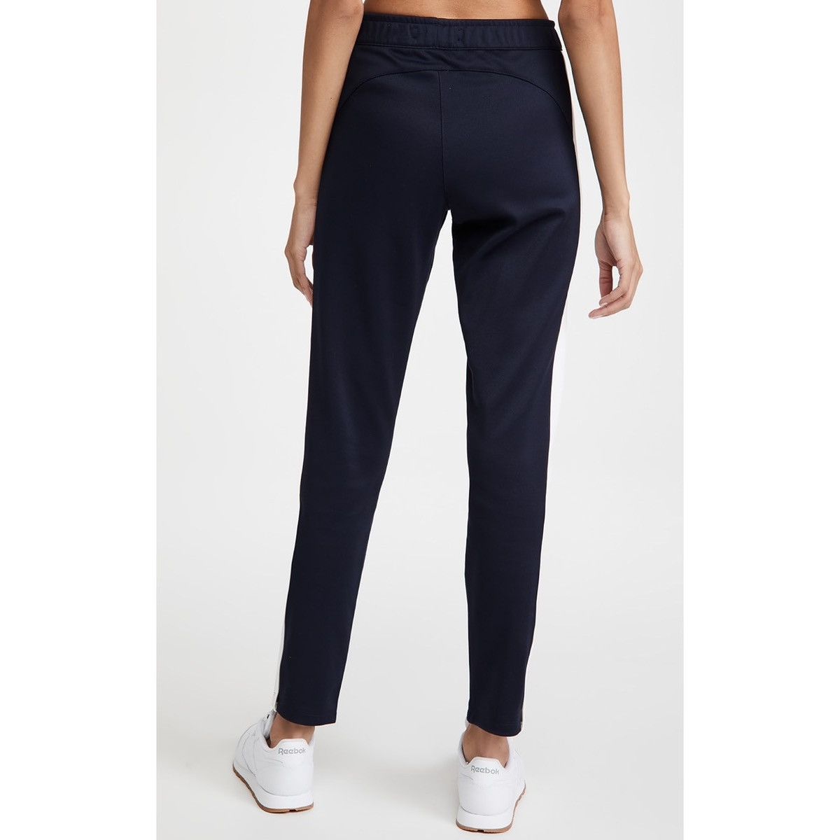 Tory Burch Tory Sport Navy / White Colorblock Track Pants Size 29" - 2 Thumbnail