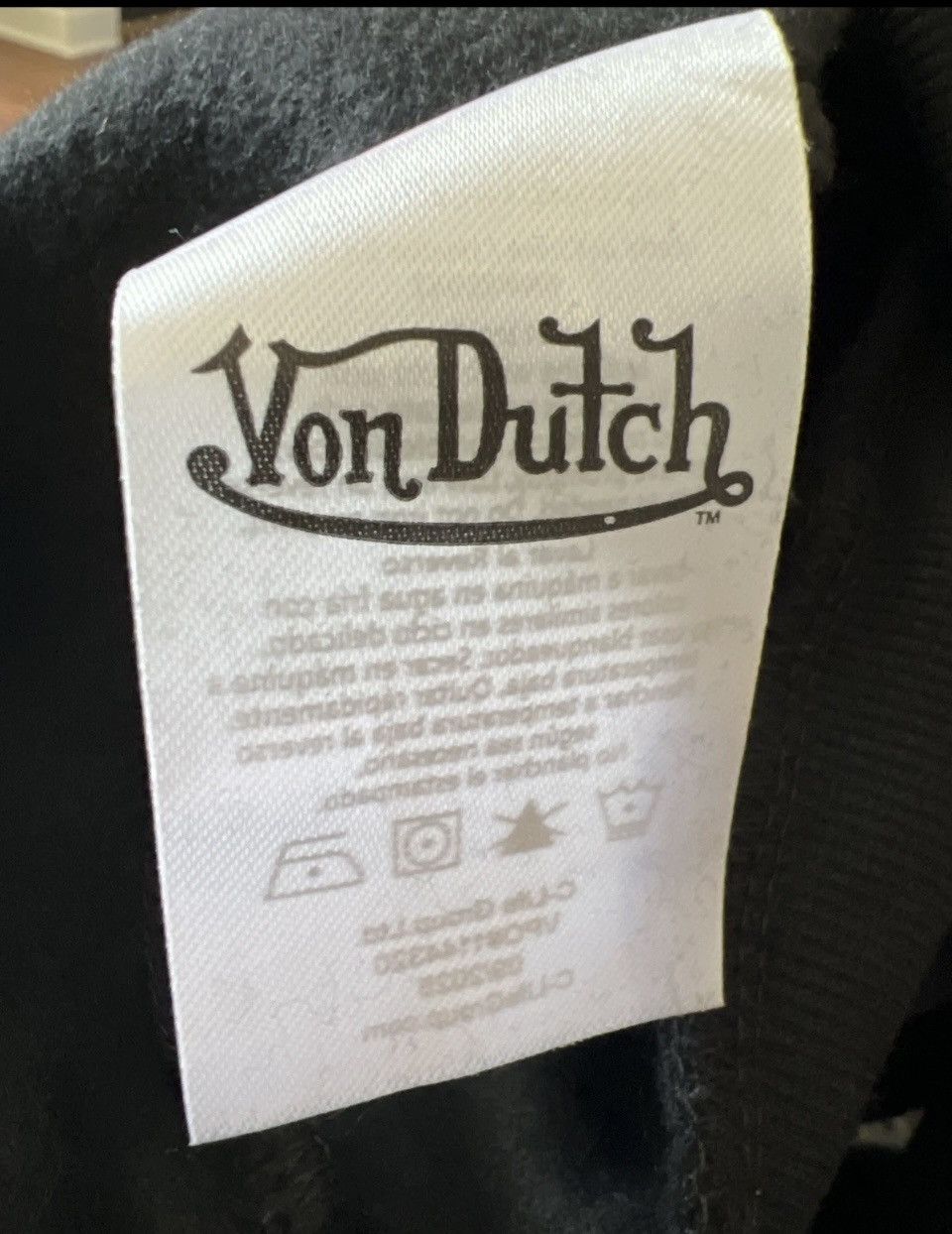 Von Dutch Official “Von Dutch” Embroidered Black Hoodie Small Size US S / EU 44-46 / 1 - 9 Thumbnail