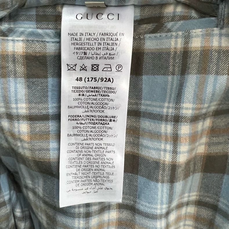 Gucci Gucci Blue full-print GG denim vest 2502-Nextarrow Size US M / EU 48-50 / 2 - 3 Thumbnail