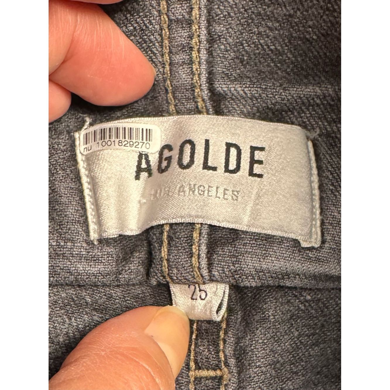 Agolde Agolde Remy High Rise Straight Corset Jeans In Black Size 2 Size 25" / US 0 / IT 36 - 7 Thumbnail