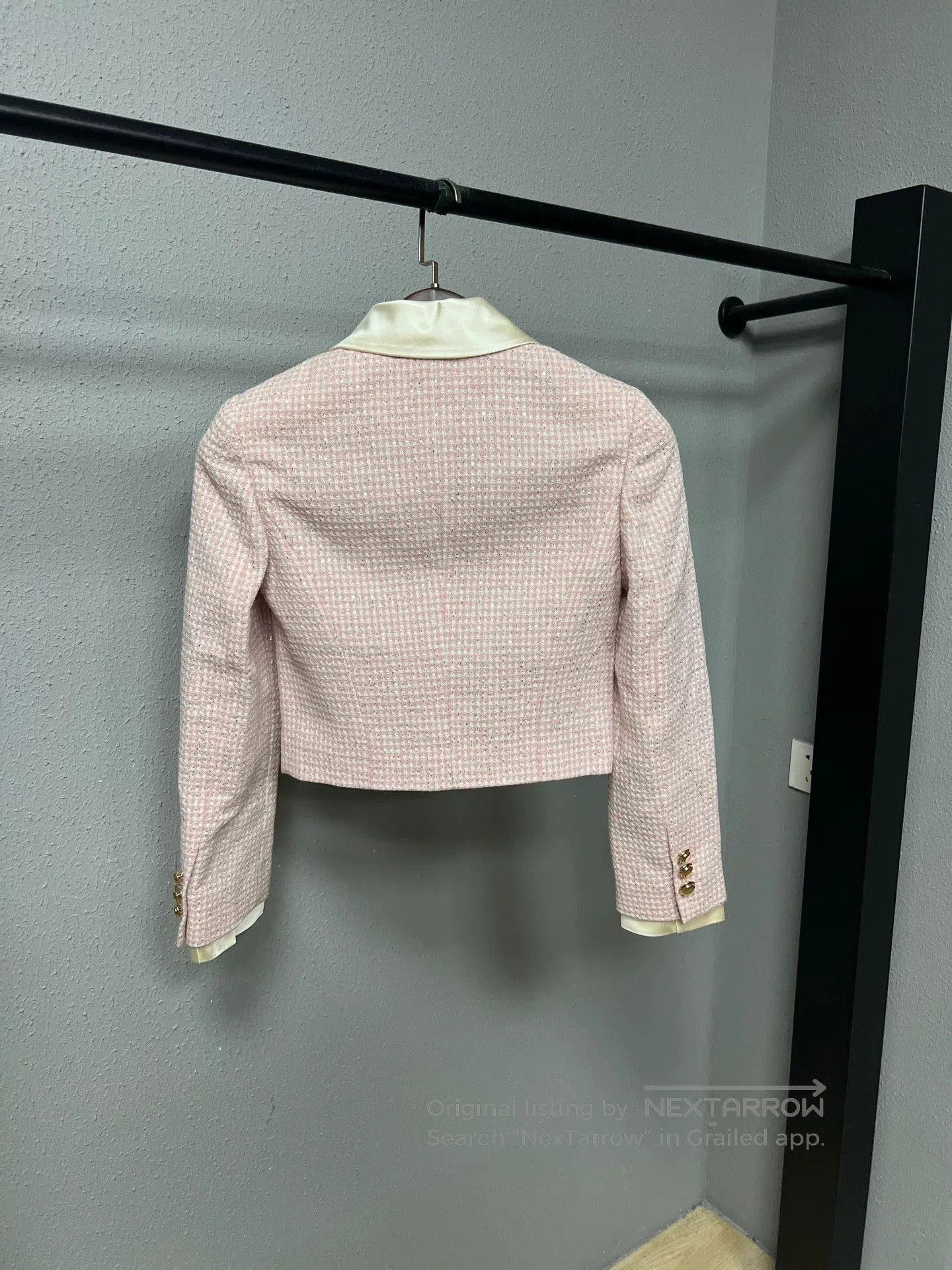 Miu Miu pink embellished cropped jacket. Size M / US 6-8 / IT 42-44 - 2 Thumbnail
