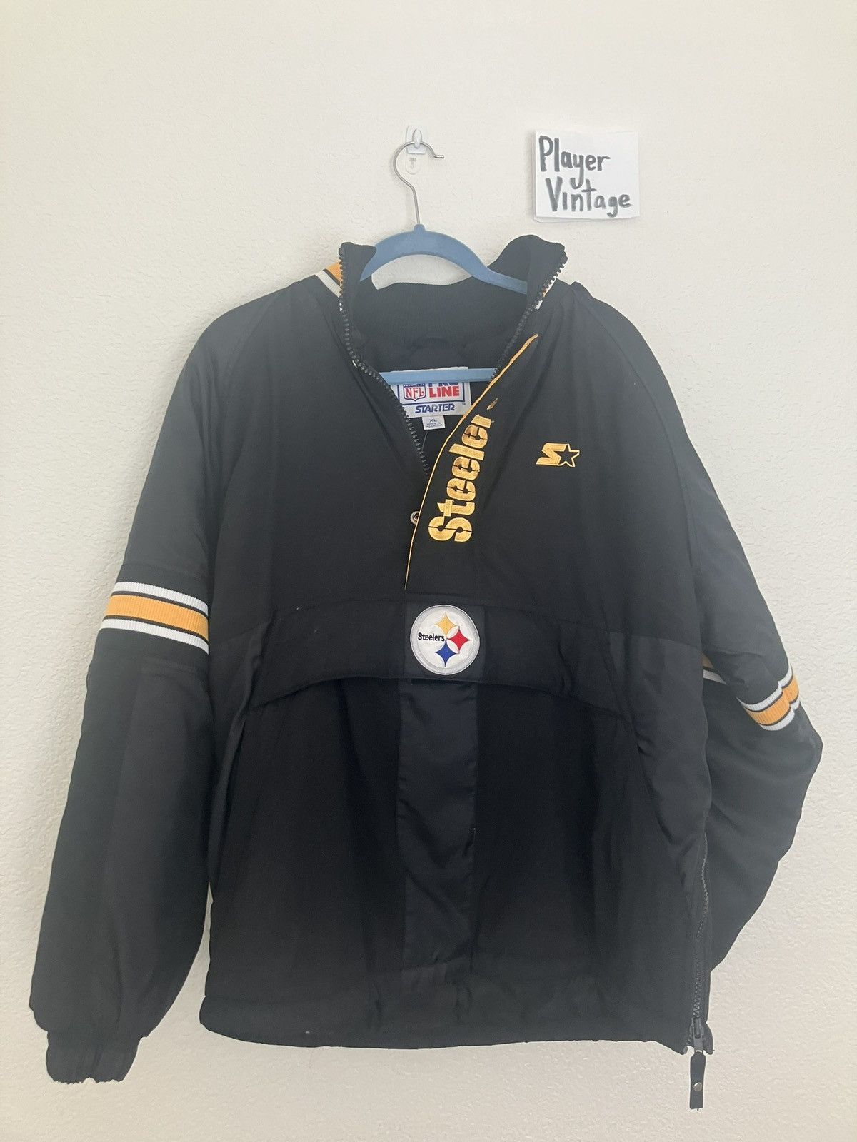 NFL × Starter 90’s Steelers Starter Jacket Size US XL / EU 56 / 4 - 1 Thumbnail