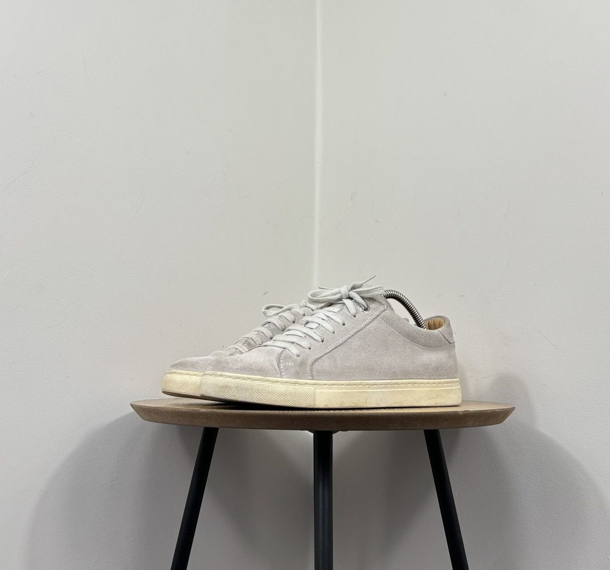 Suitsupply Suitsupply Gray Suede Leather Casual Sneakers Shoes Size US 7 / EU 40 - 9 Thumbnail