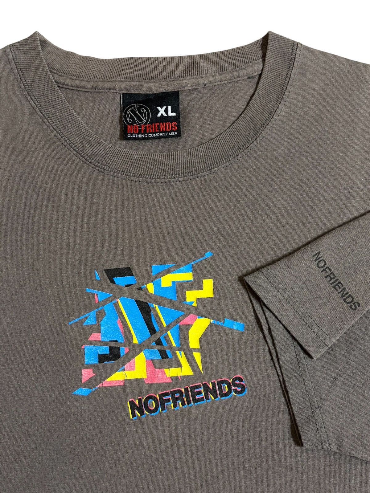Other Vintage No Friends Bodyboard T-shirt Size US XL / EU 56 / 4 - 1 Thumbnail